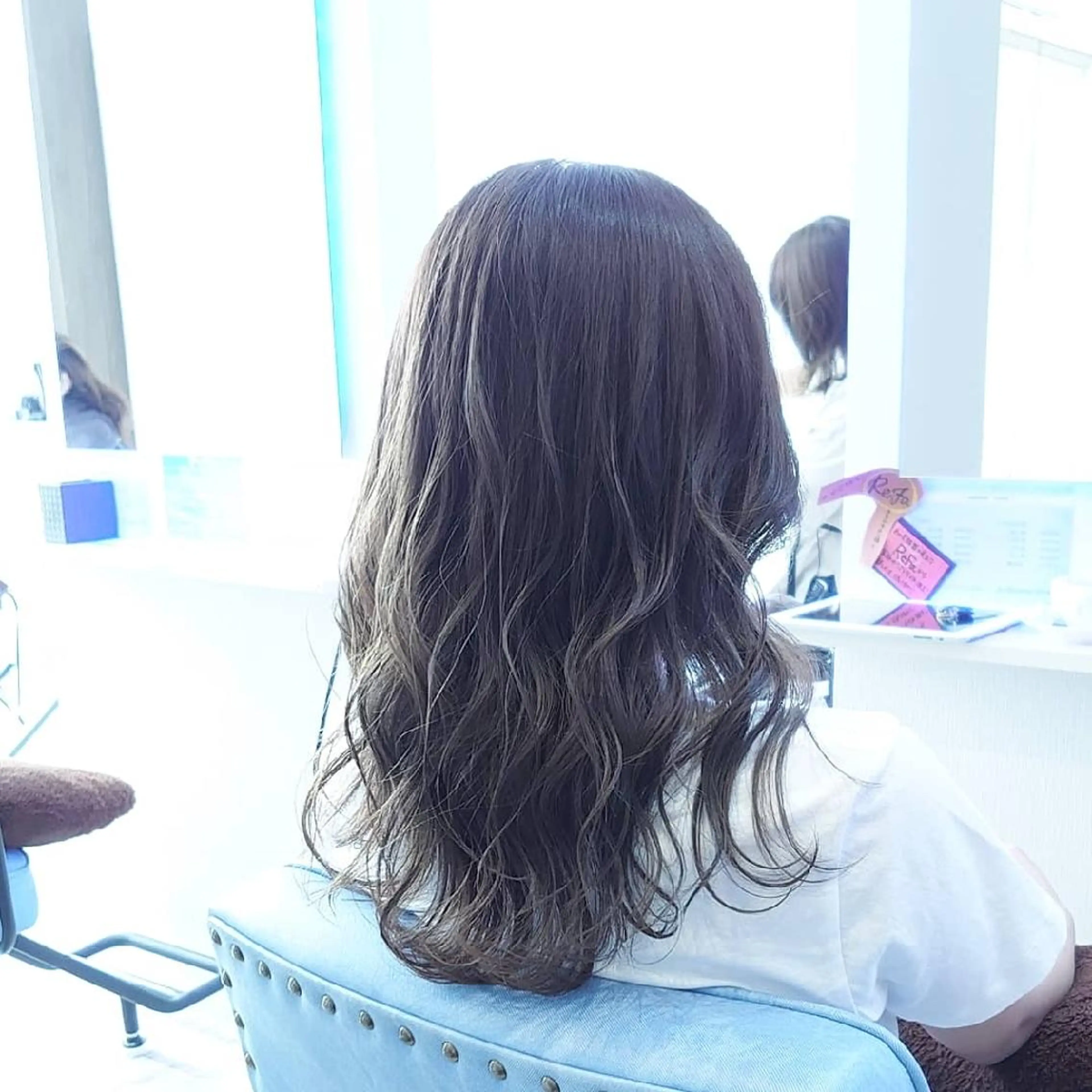 セミロング カラー ヘアアレンジ カット ヘアカラー 小林 伸行のヘアスタイル