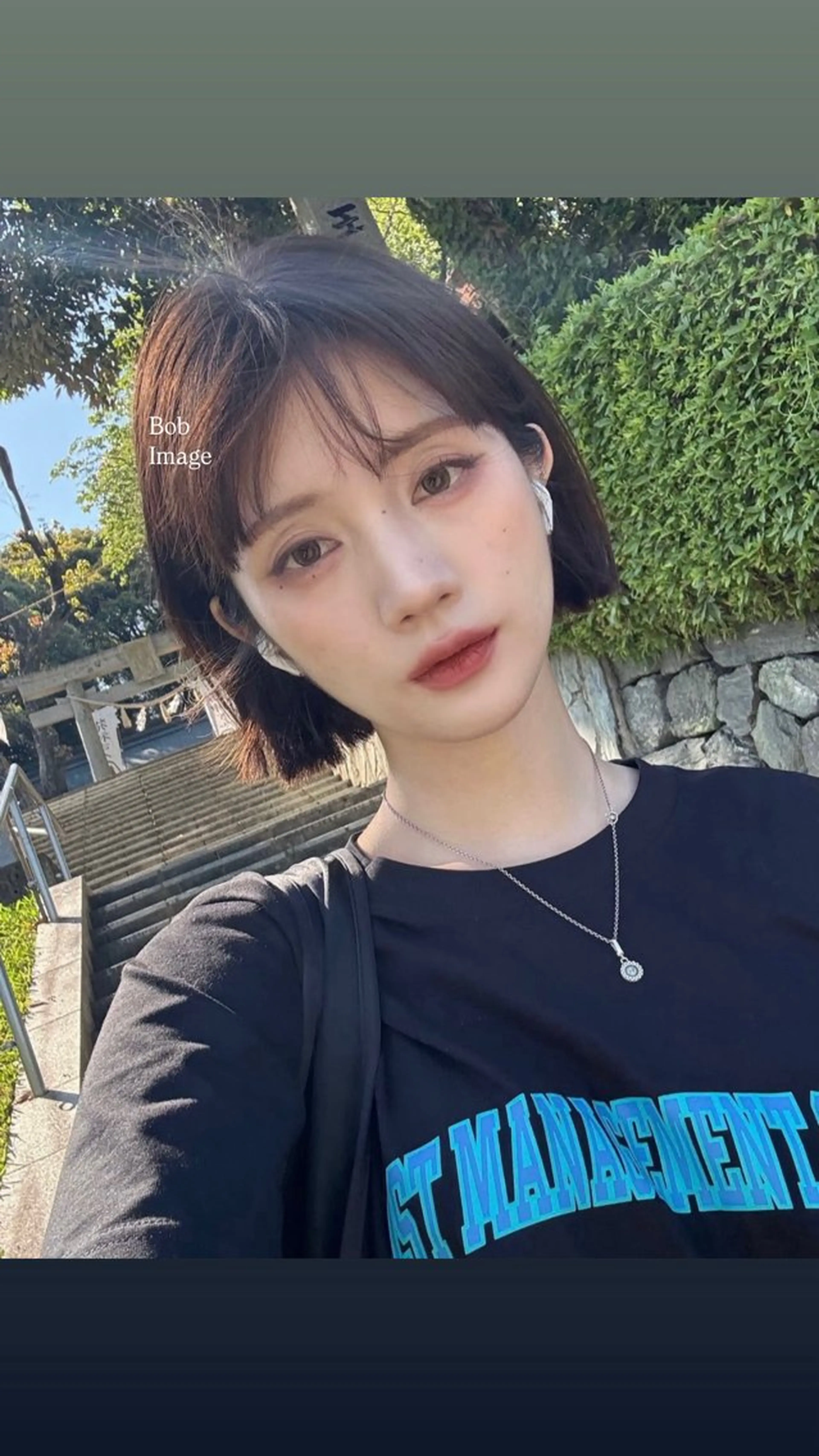 ミディアム ボブ 西脇 弥生のヘアスタイル