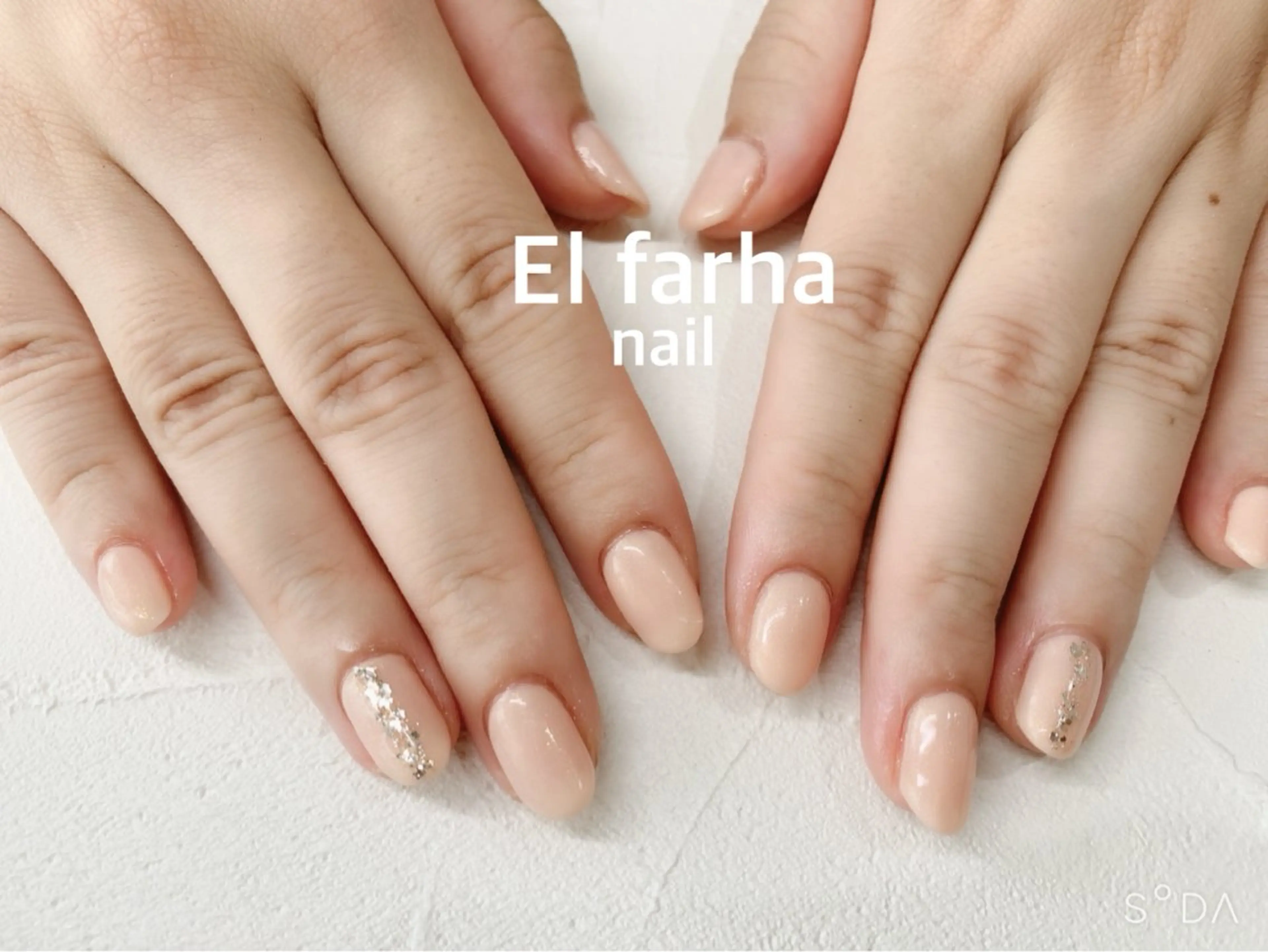 【ハンド】シンプル2本アート（片手1本ずつ）※ オフ込みの写真