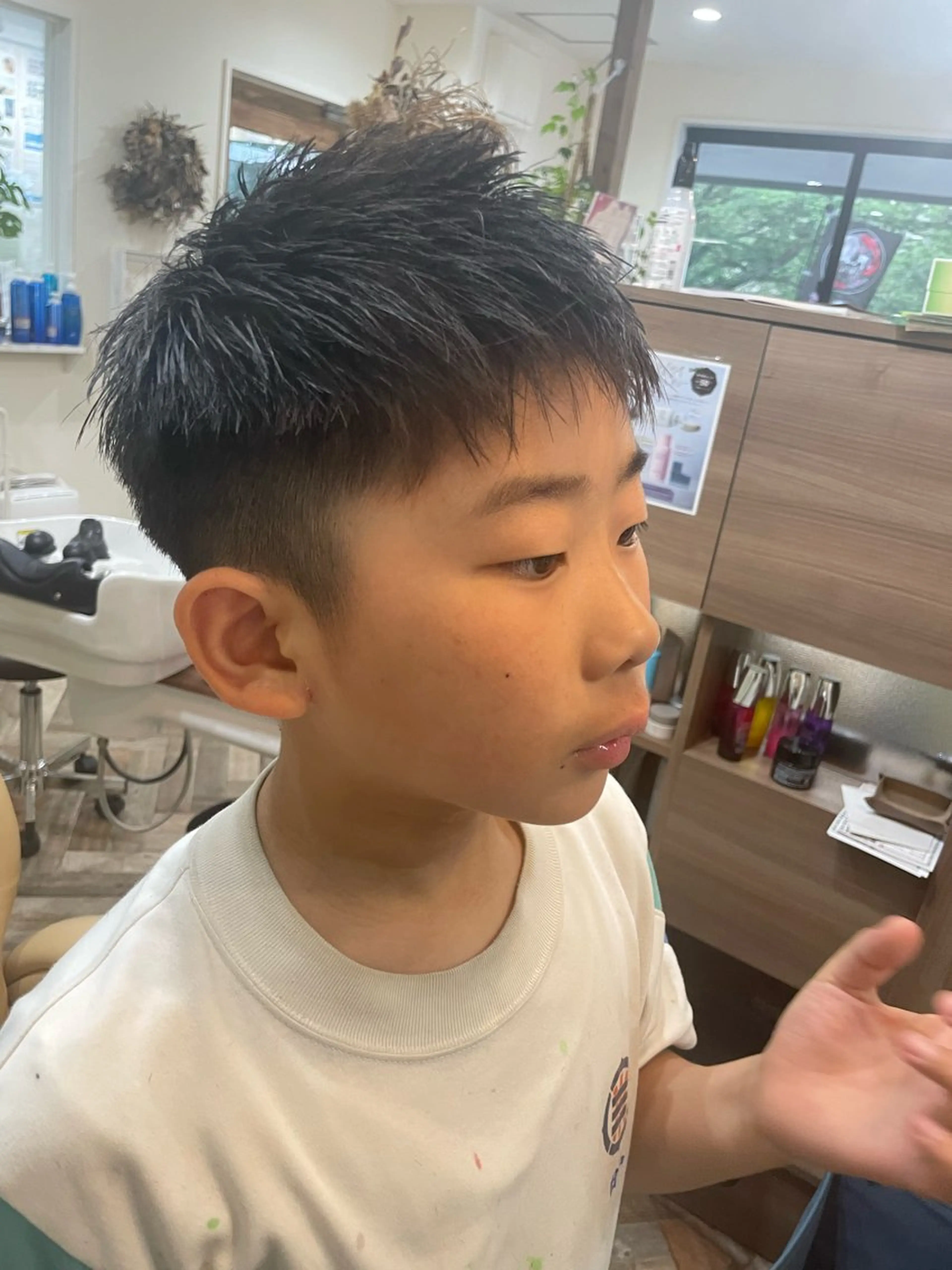 小学生カットの写真