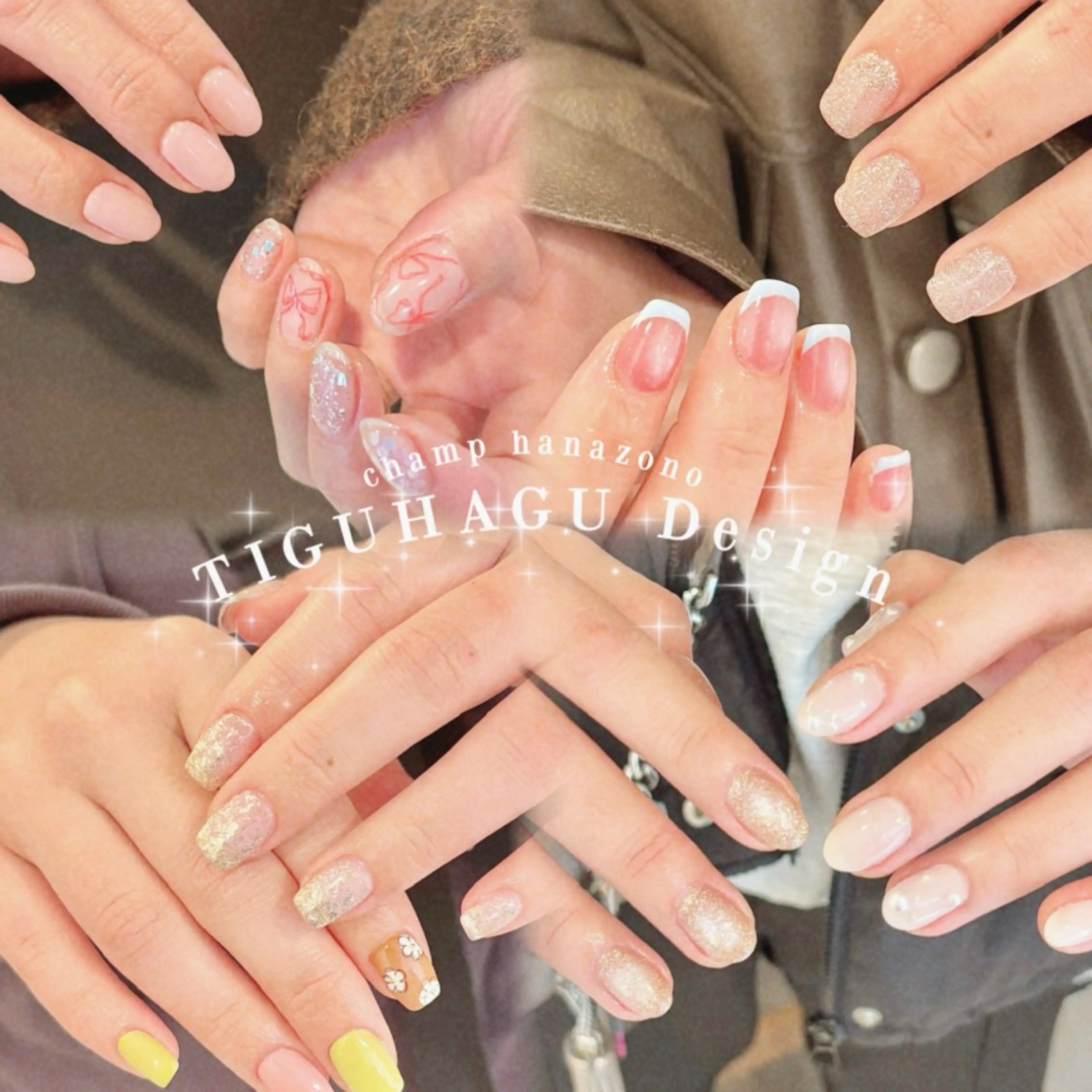ネイル champ花園 青山優鈴のネイルデザイン