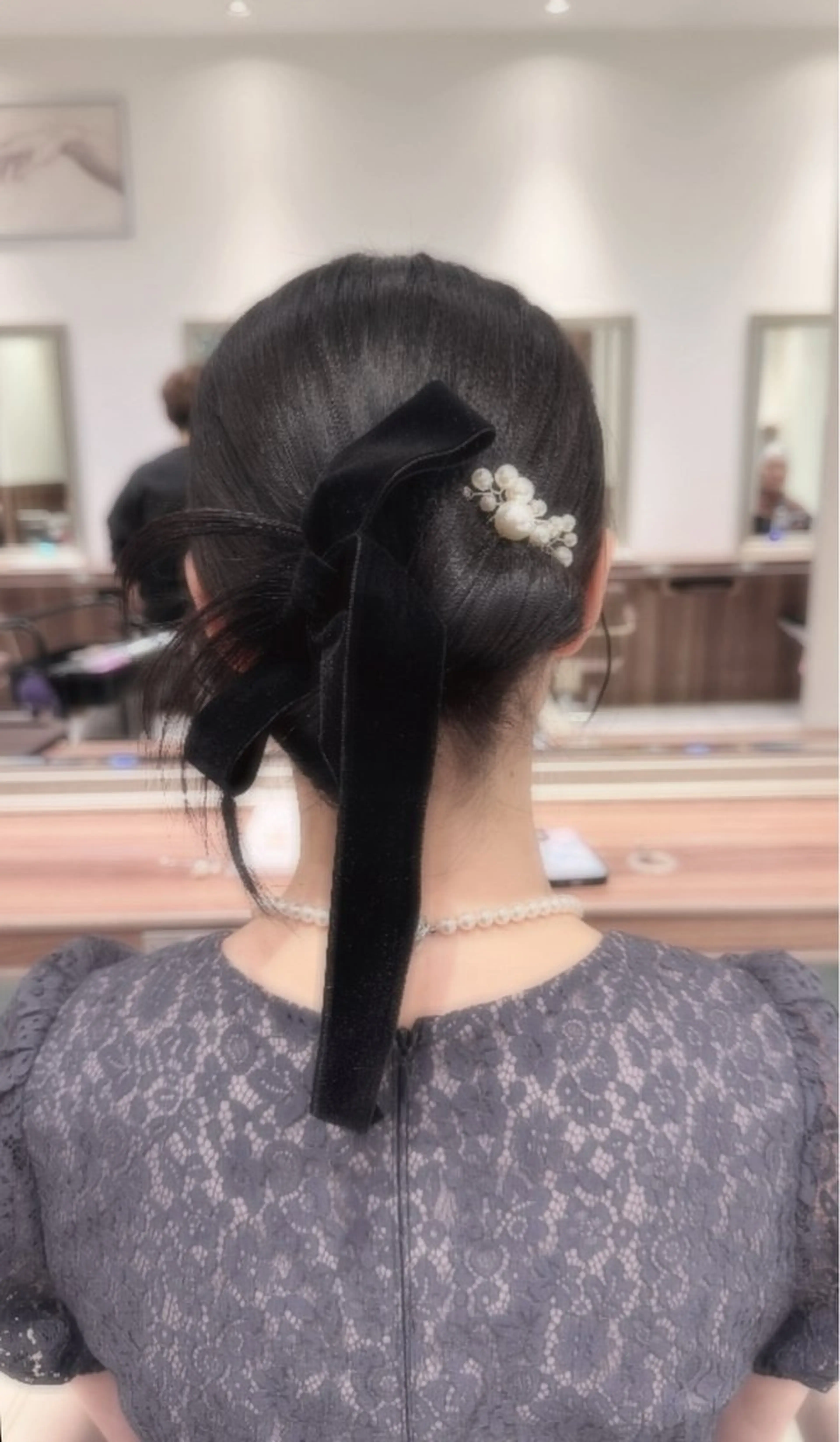 セミロング ヘアアレンジ ヘアセット 🫧ヘアアレンジ🎀 ウガジン💞🪄のヘアスタイル