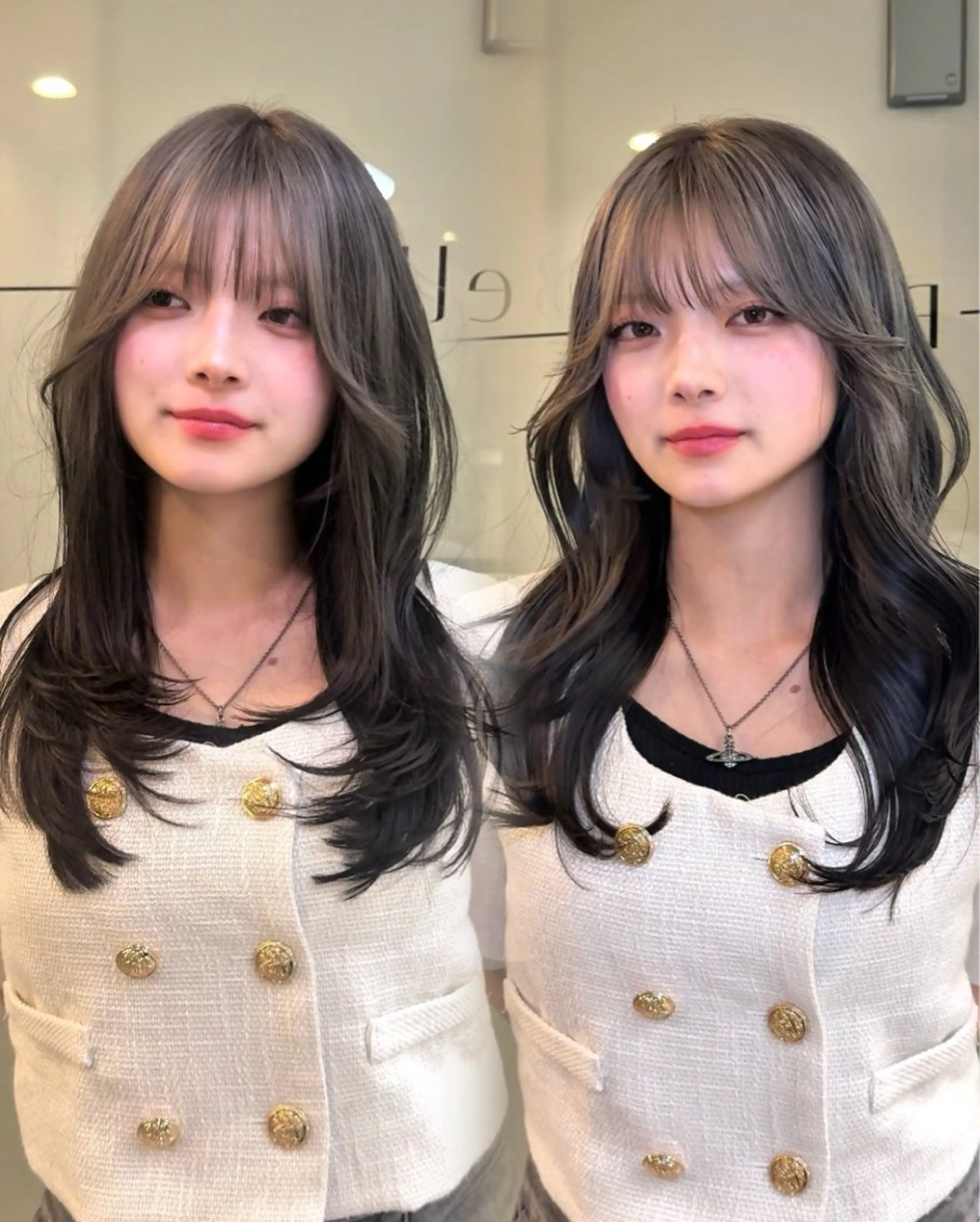 ロング カラー レイヤーカット ダメージレス美容師 🌱水島侑理のヘアスタイル