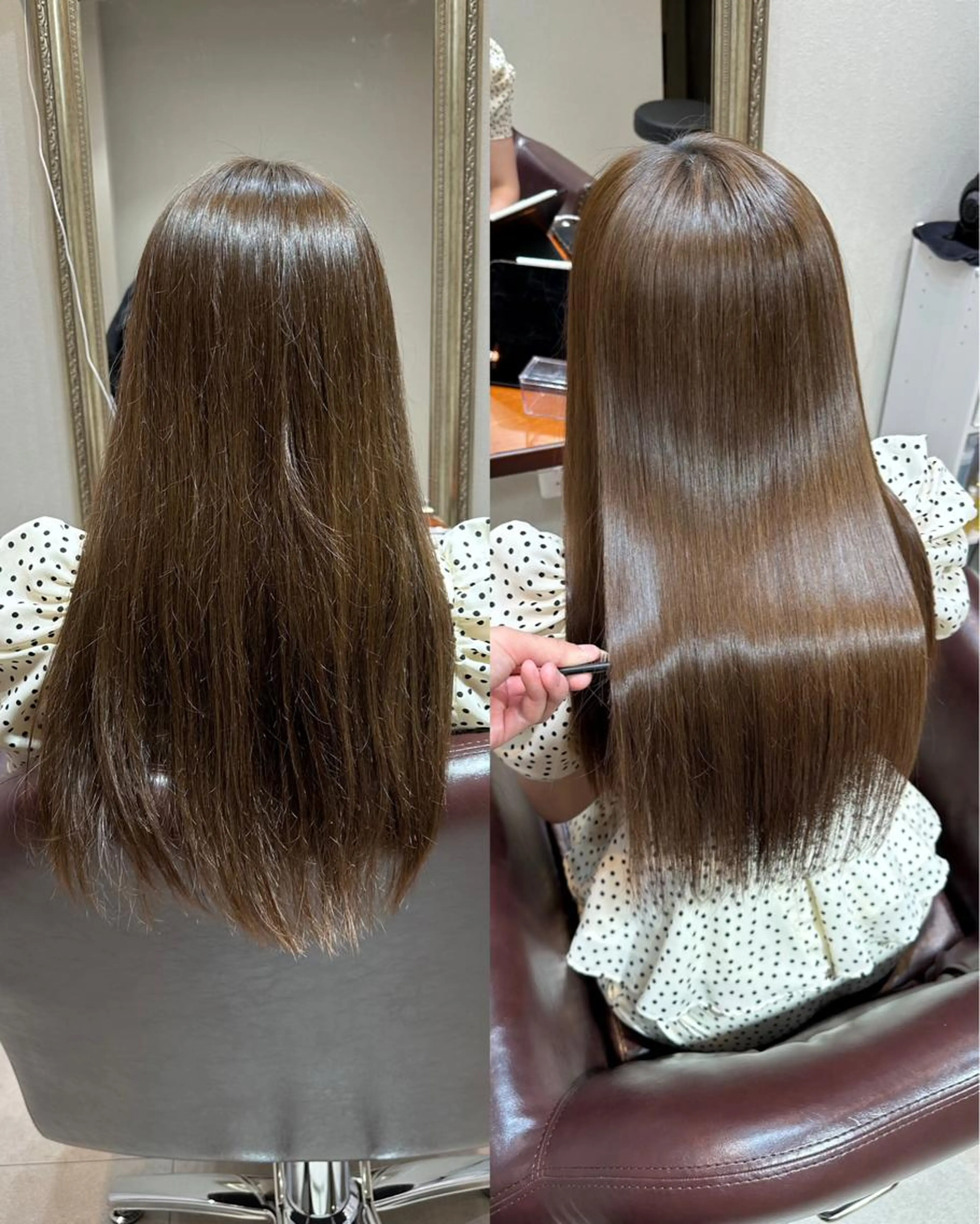 髪質改善ヘアエステ(癖は伸びません)の写真