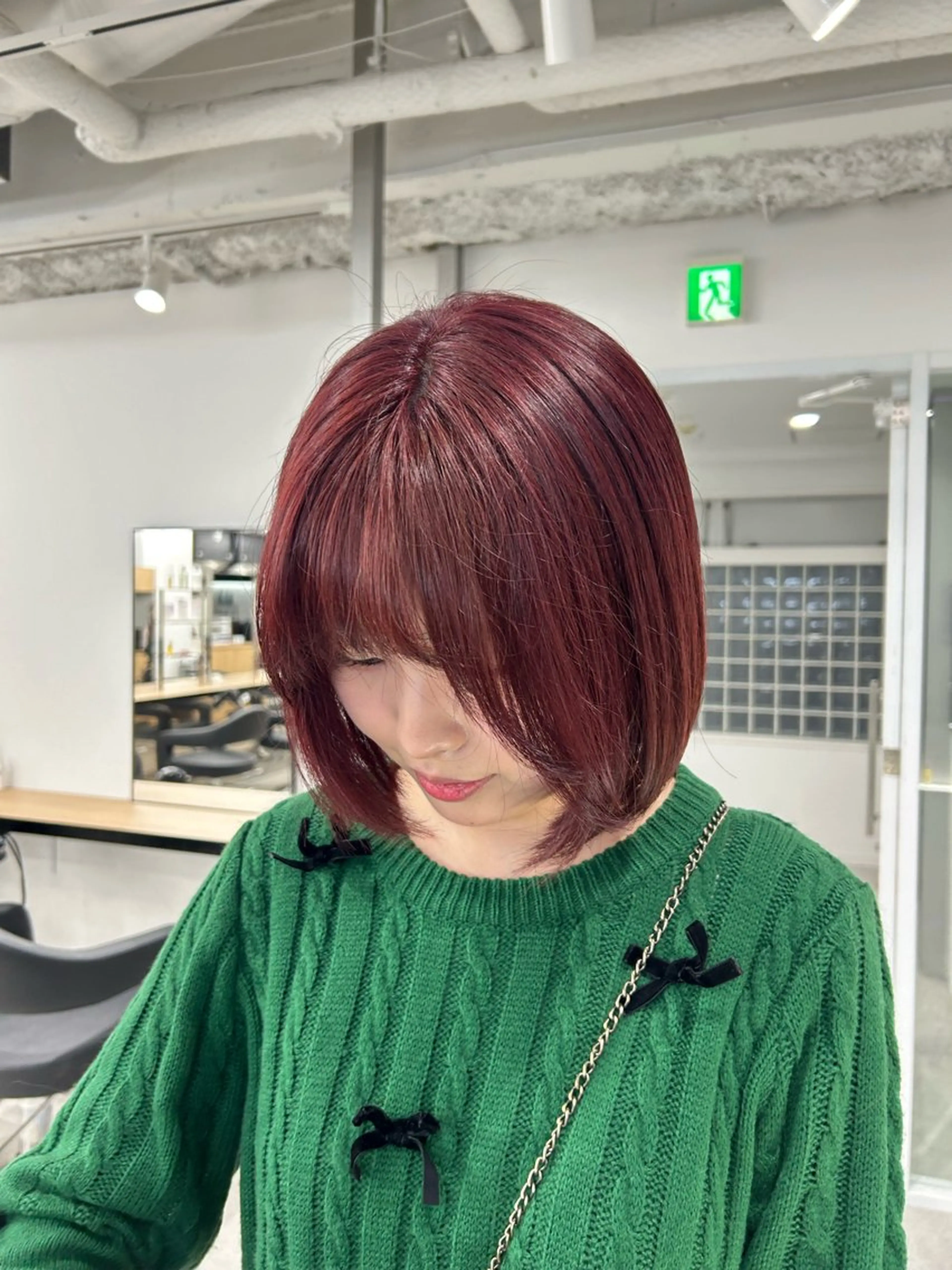 ショート カラー 愛結 暖色カラー🎀🩰のヘアスタイル