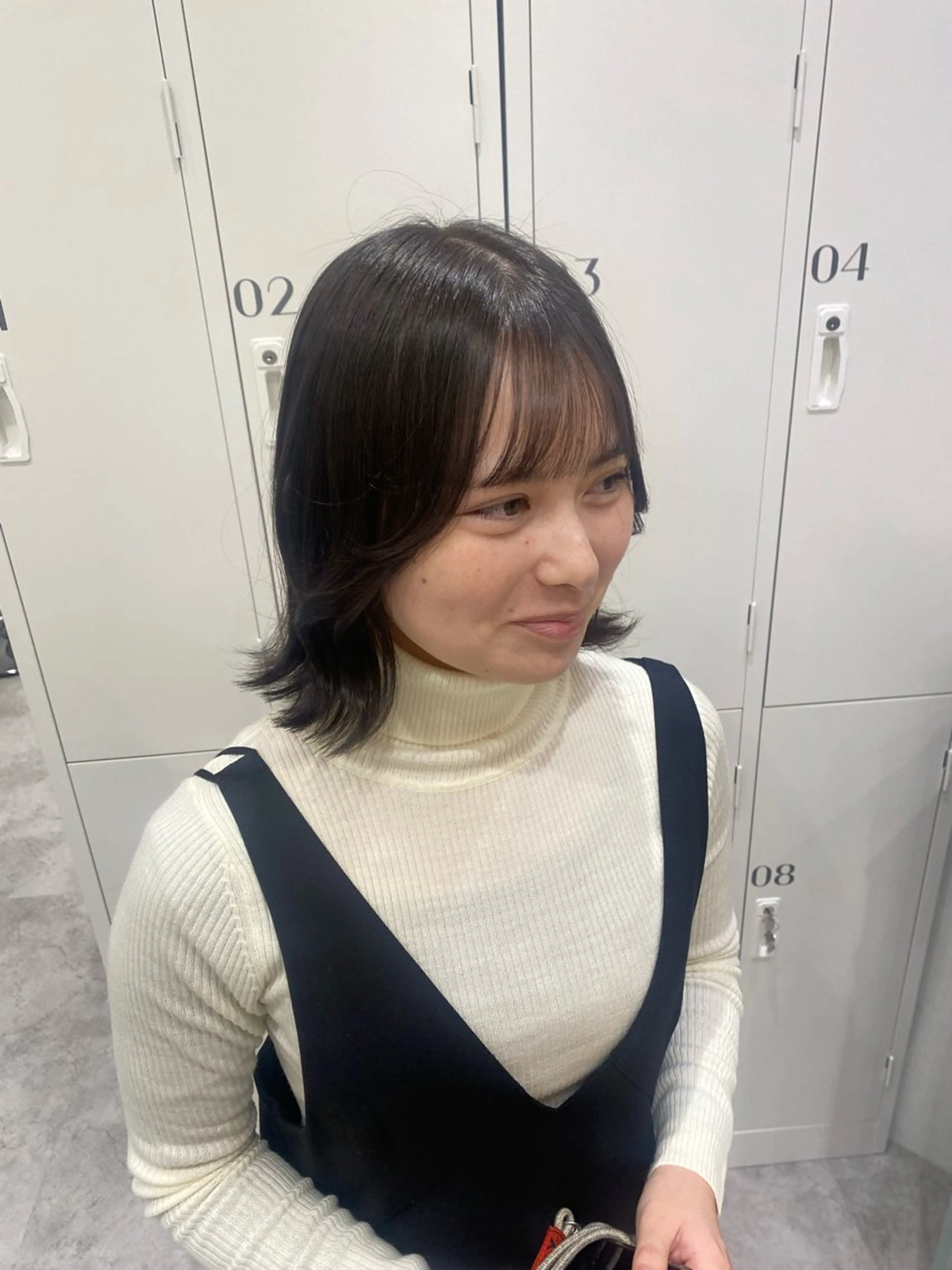 ミディアム カラー ヘアアレンジ カット ヘアカラー ボブ /ニュアンス/ satomi🧸💖のヘアスタイル