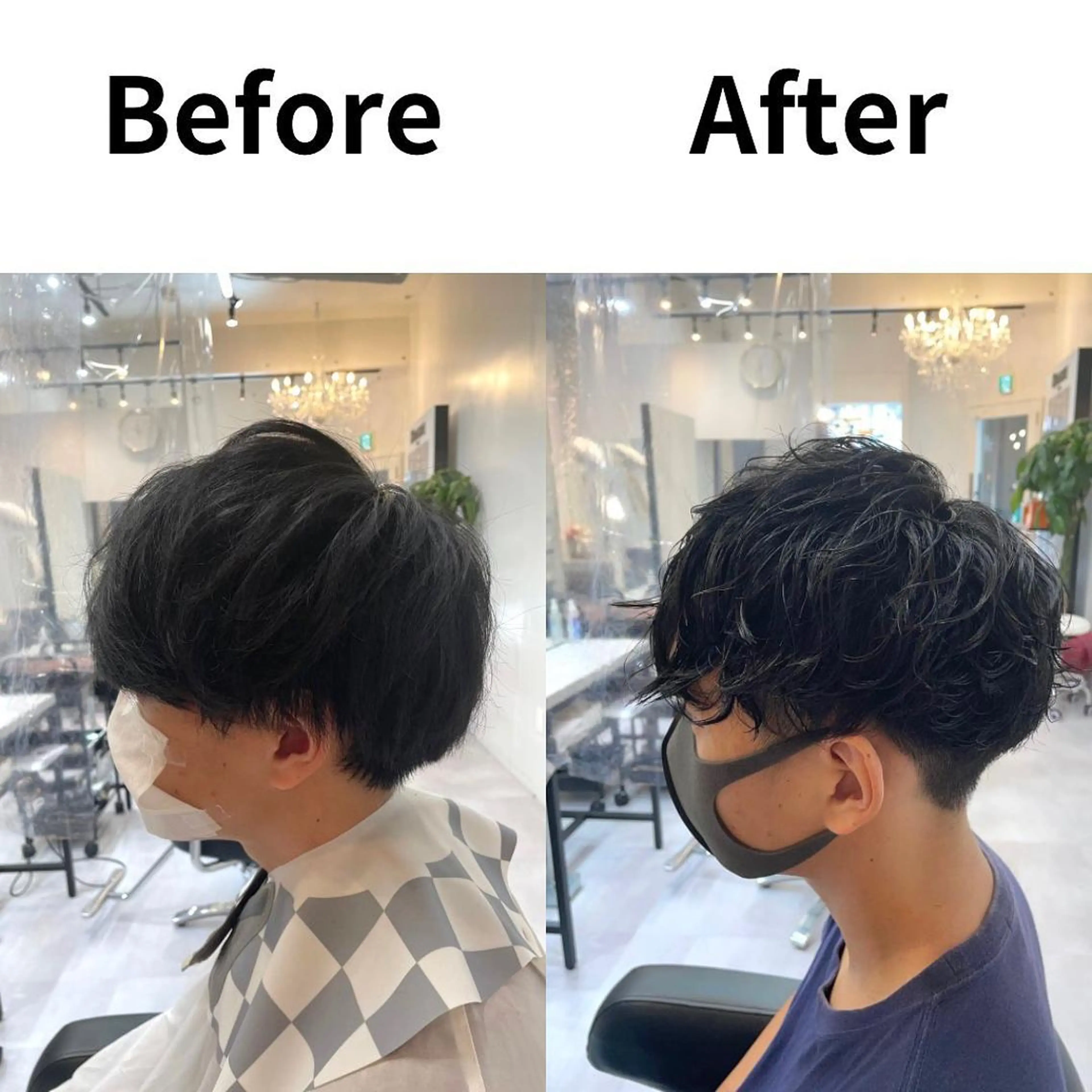 ショート 髪質改善× ハイライト溝江のヘアスタイル