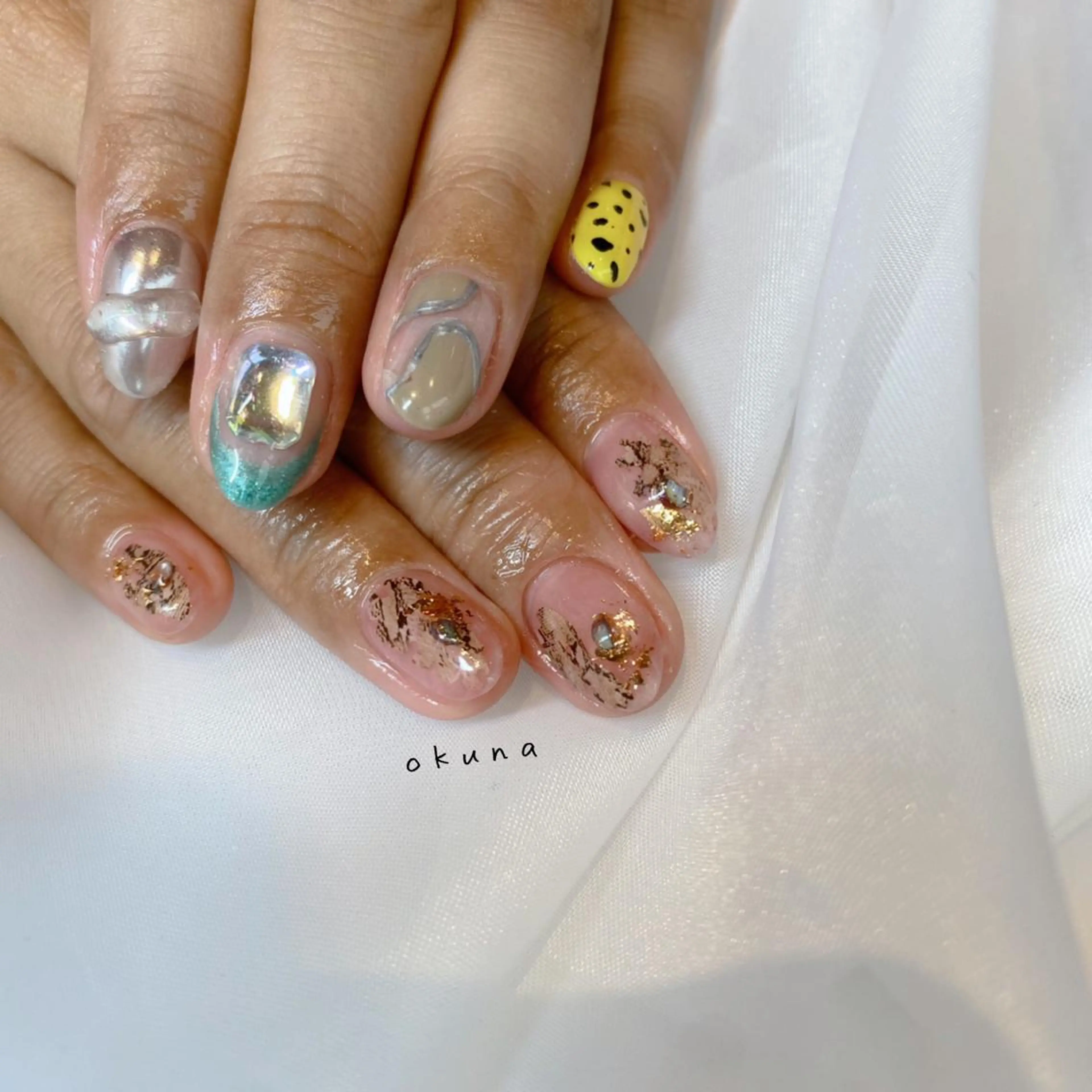 ネイル ニュアンスネイル パンチャパンチャ ネイルサロンのネイルデザイン