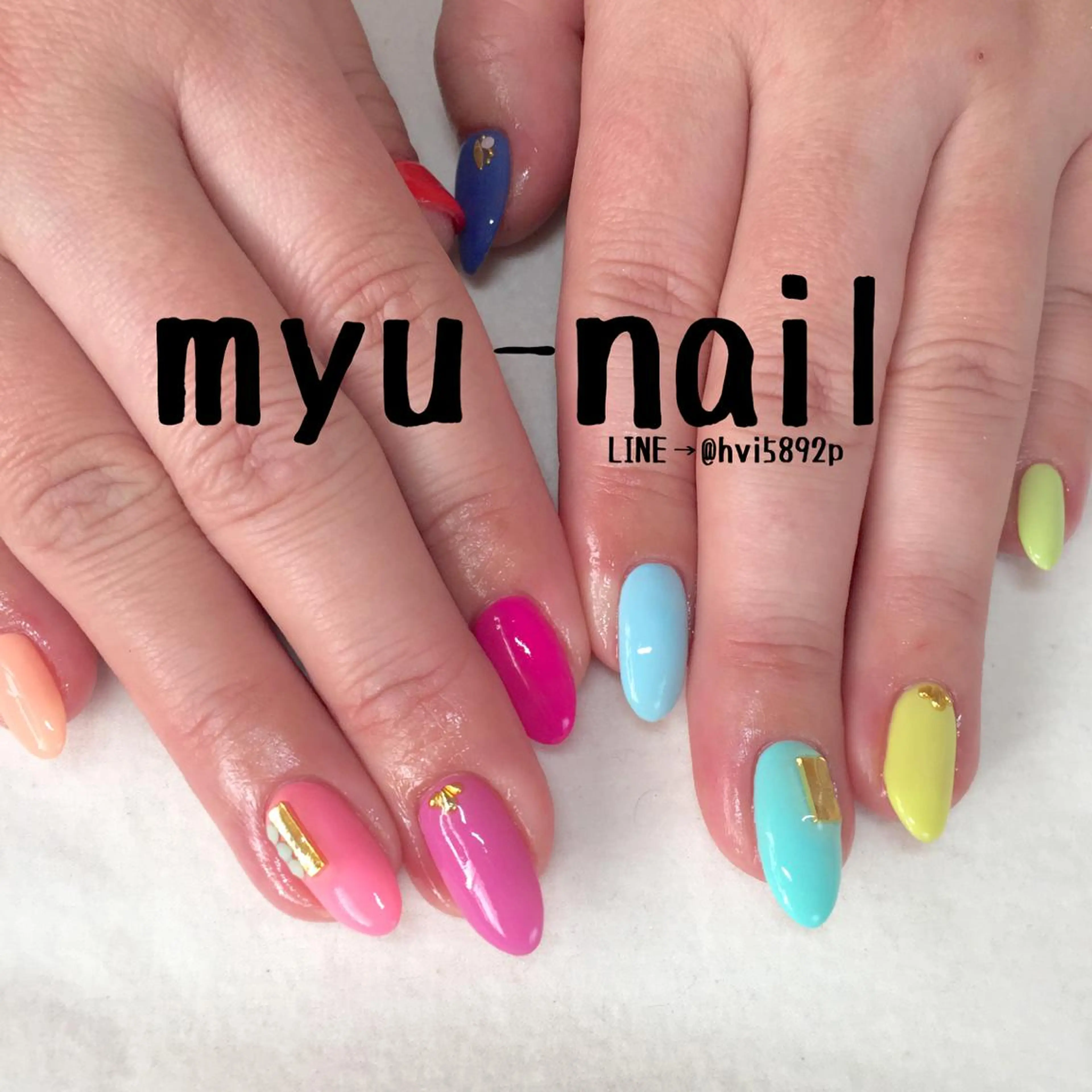 ネイル ハンドネイル ホームサロン myu-nailのネイルデザイン