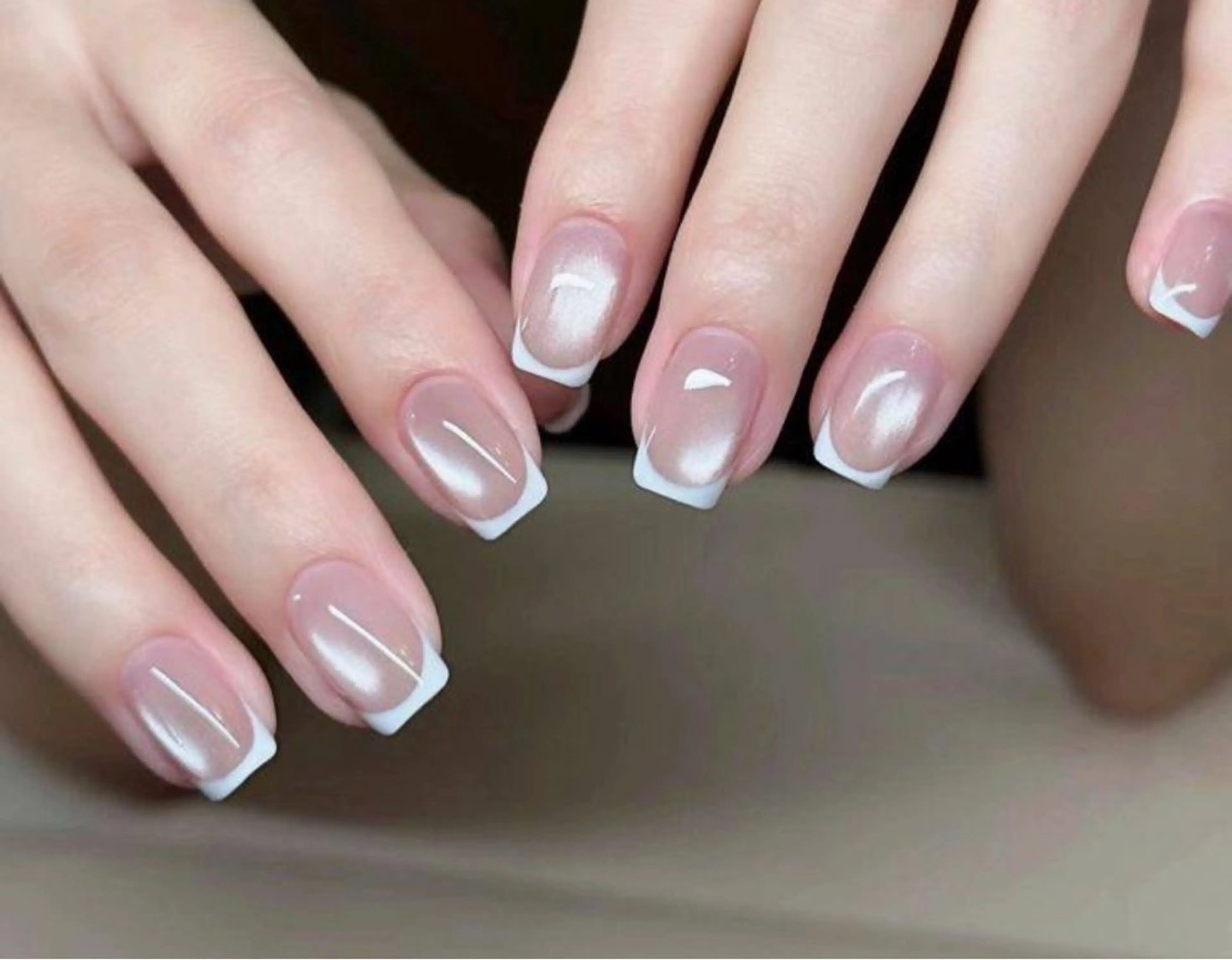 ネイル マグネットネイル ハンドネイル 🎀PG🩵 ネイルサロンのネイルデザイン