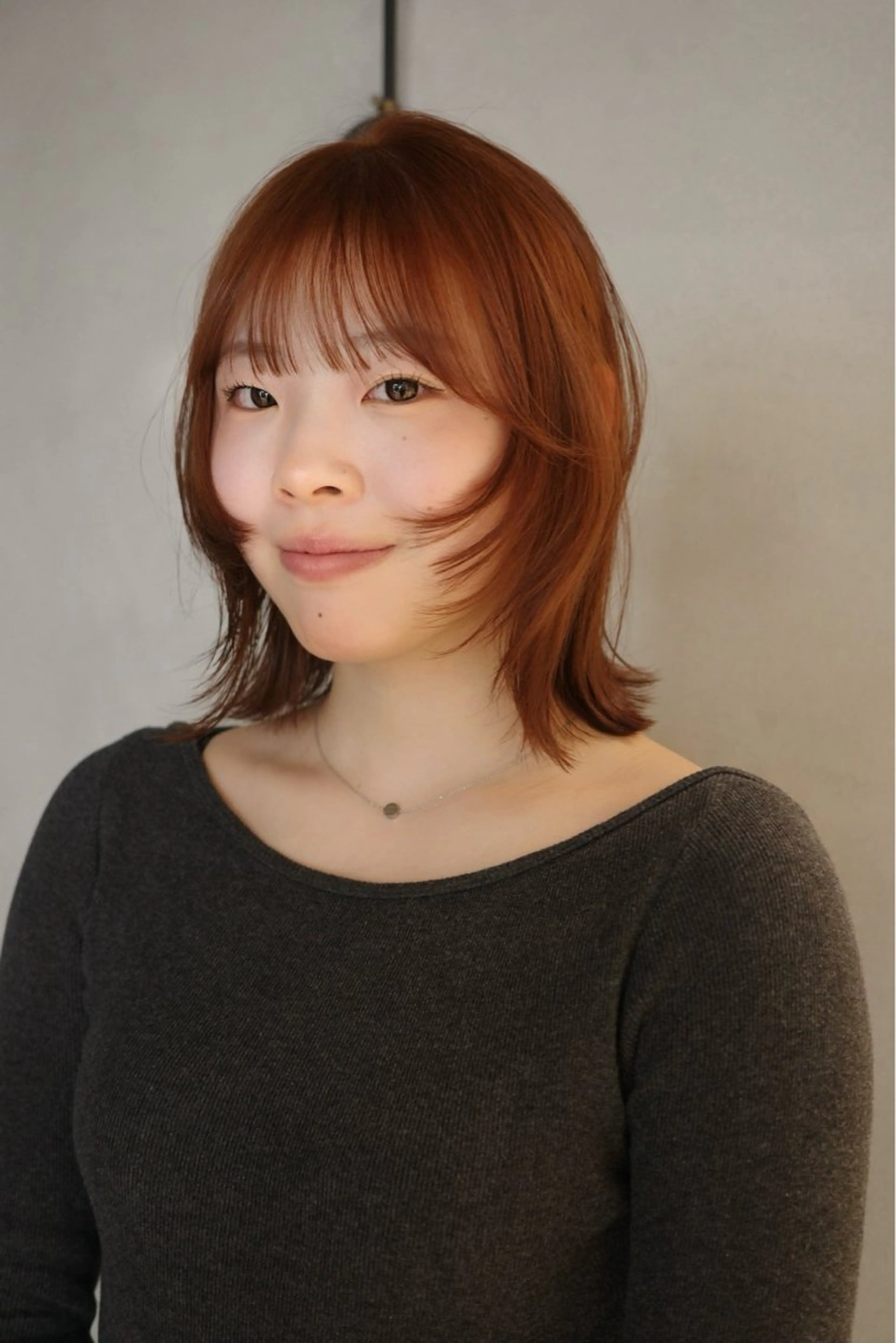 透明感カラー＋シャンプーブロー＋トリートメントつきの写真