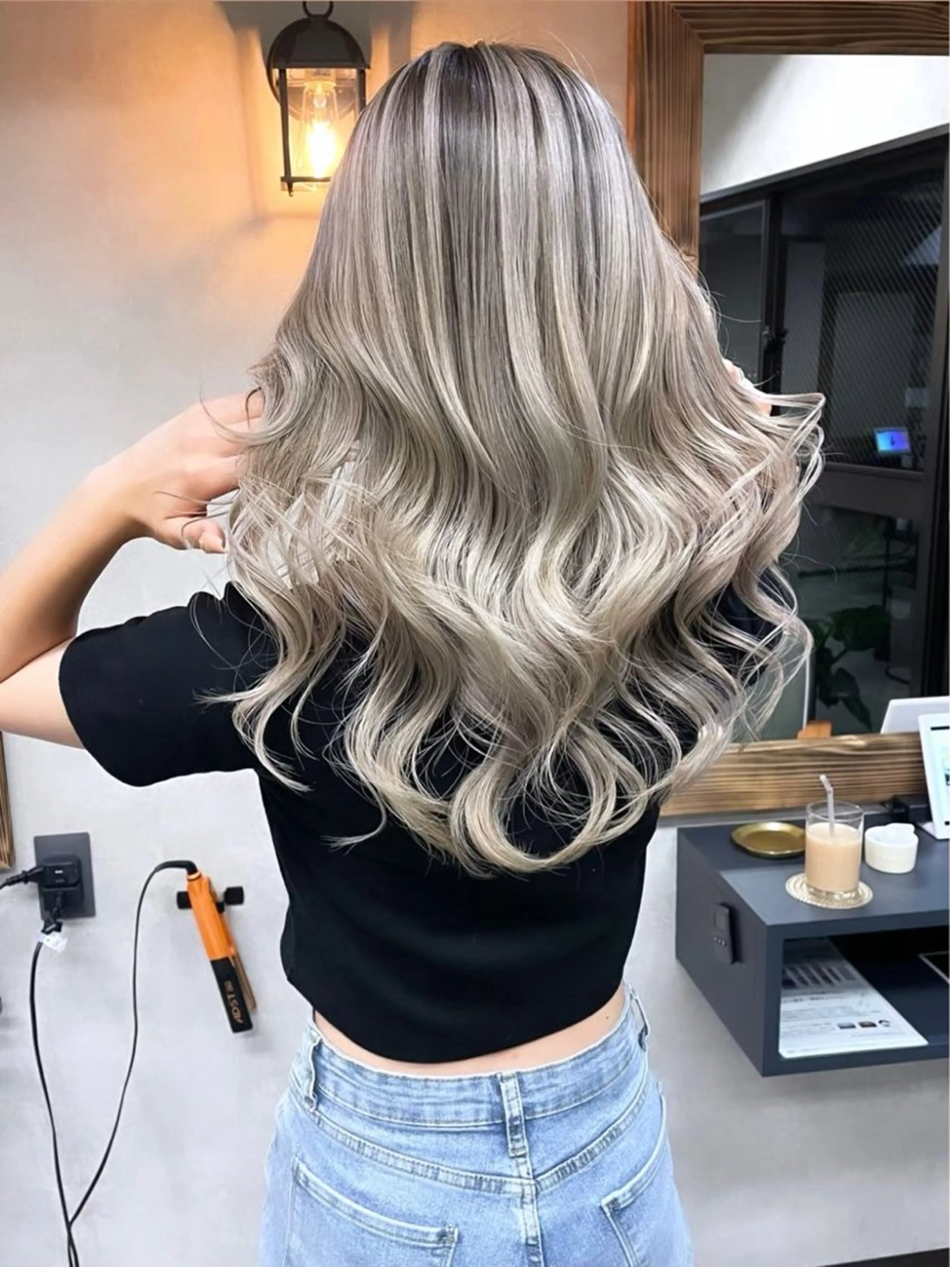 🩶バレイヤージュ🩶の写真