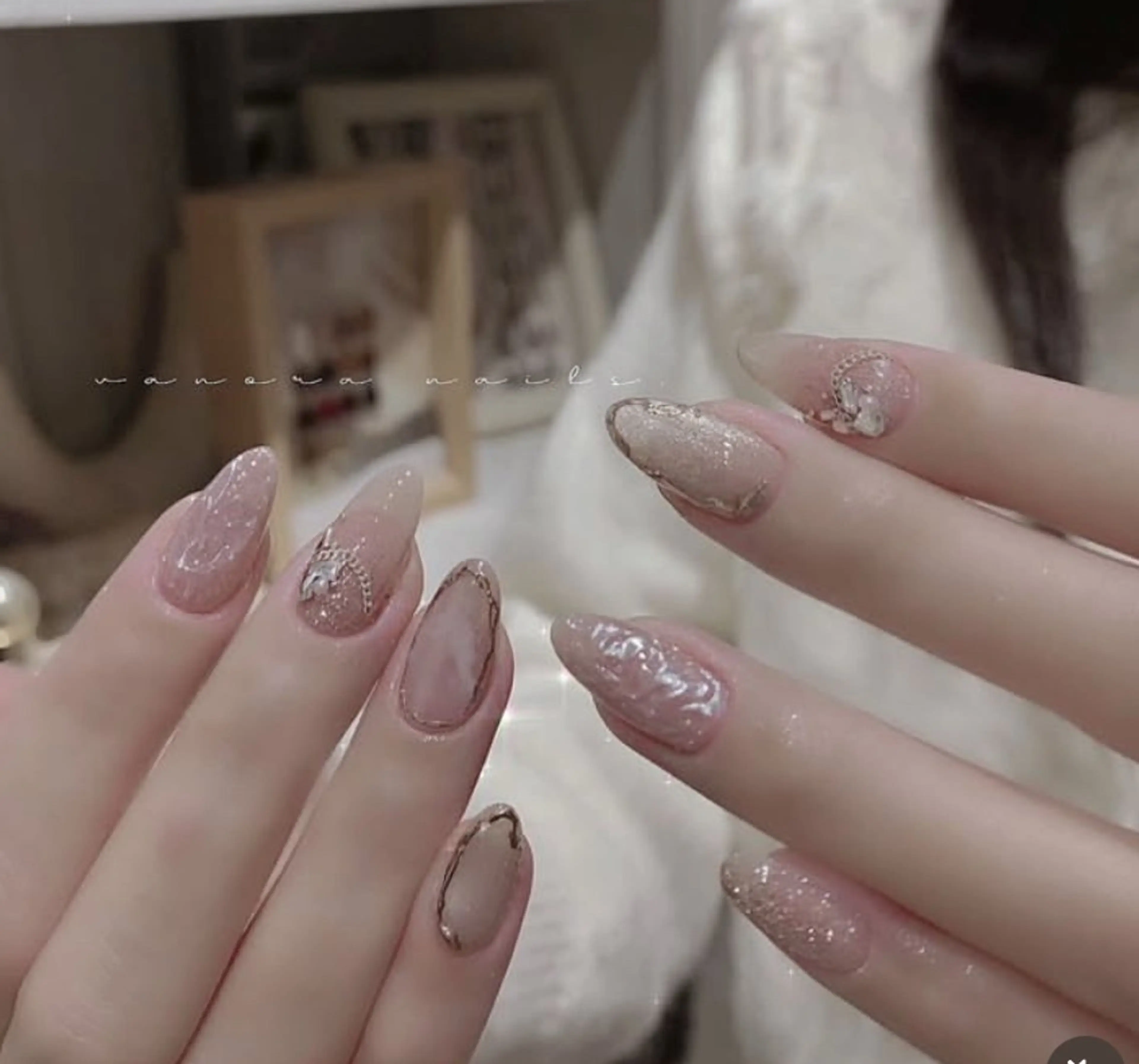 ネイル ハンドネイル 美人計ネイルサロン所属・中山 美月のネイルデザイン