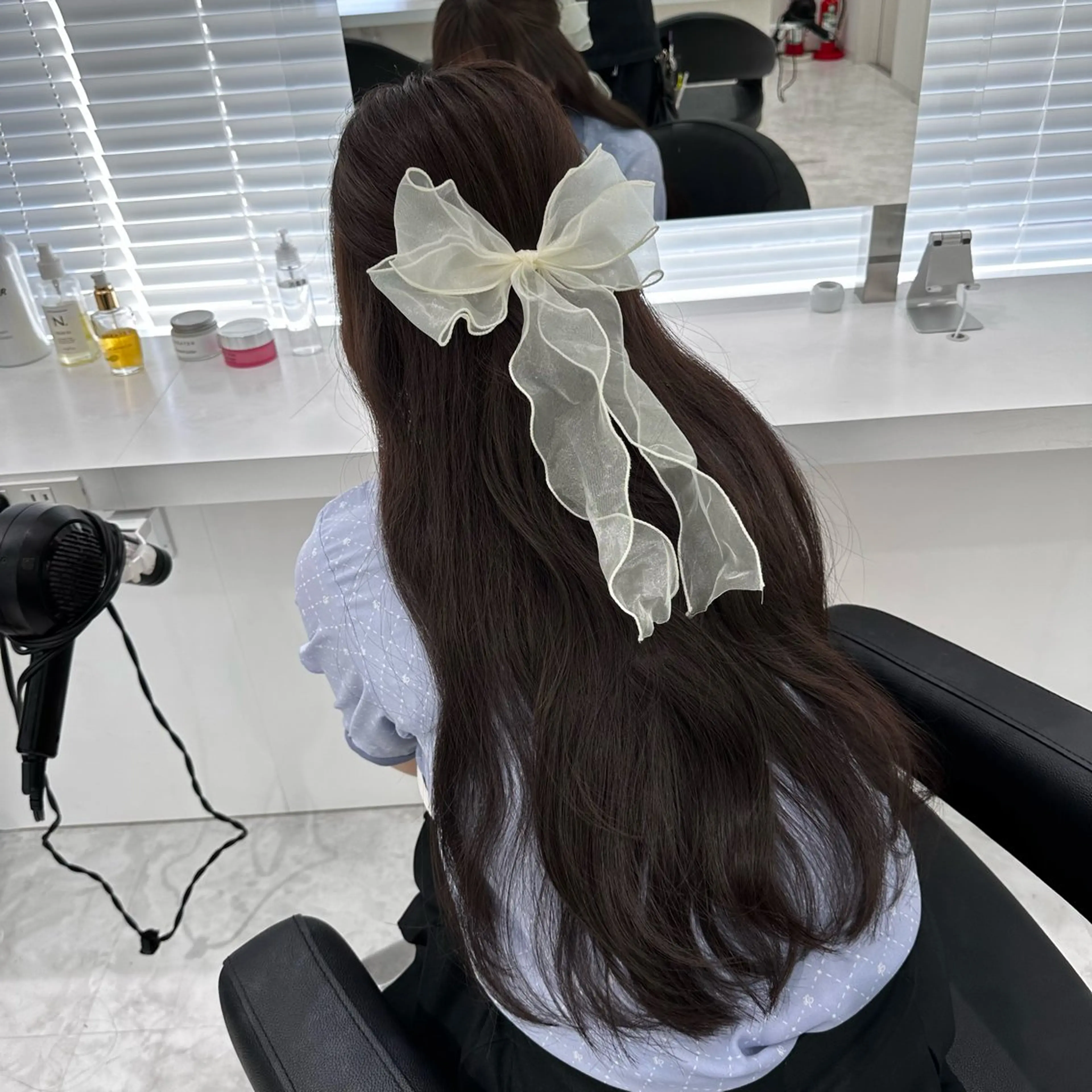 ミディアム カラー カット ヘアカラー トリートメント ヘッドスパ ヘアセット ♡上品韓国髪♡ブラ ウン/SAYATOのヘアスタイル