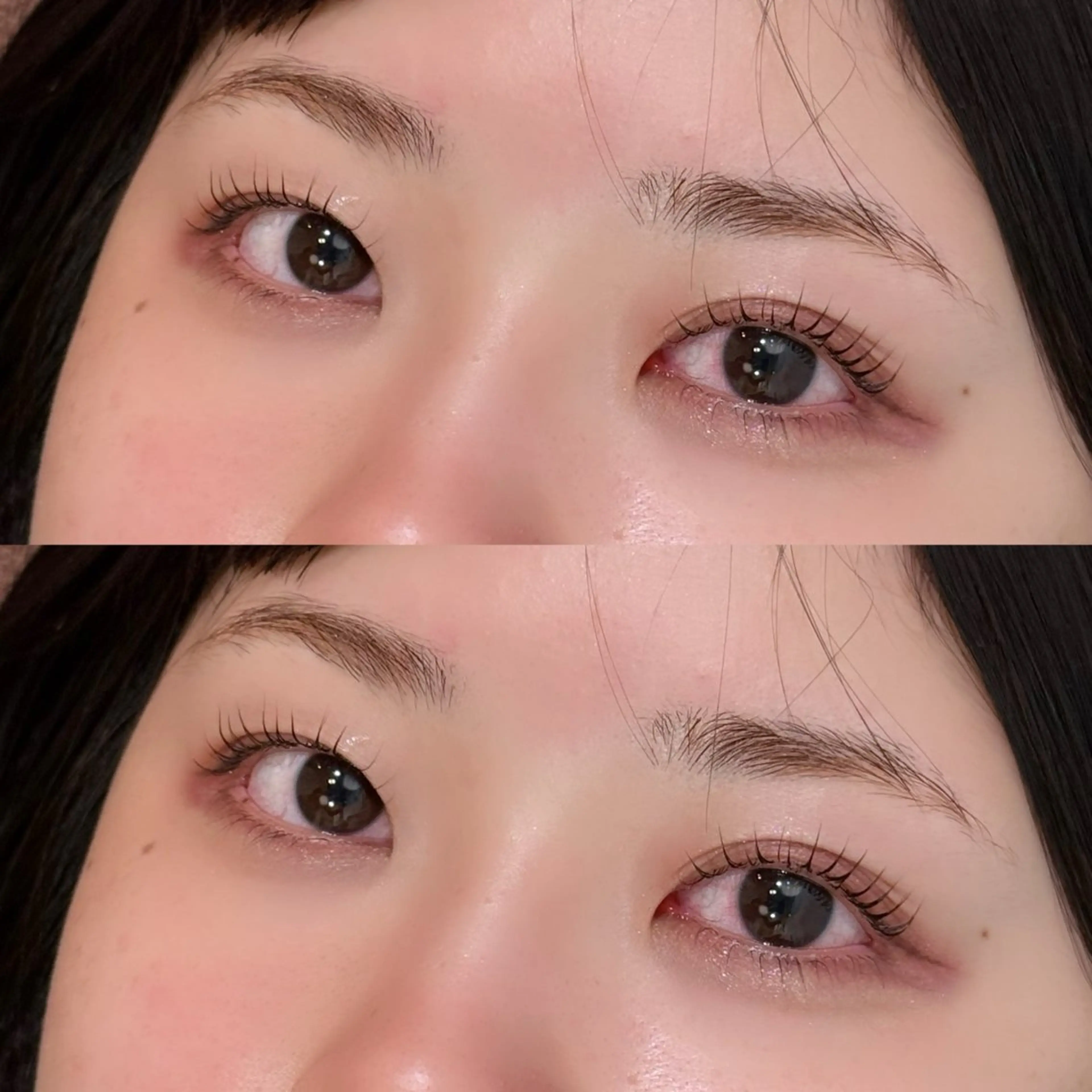 マツエク・マツパ マツパ 透明感カラー/顔周り カット/レイヤーにかのヘアスタイル