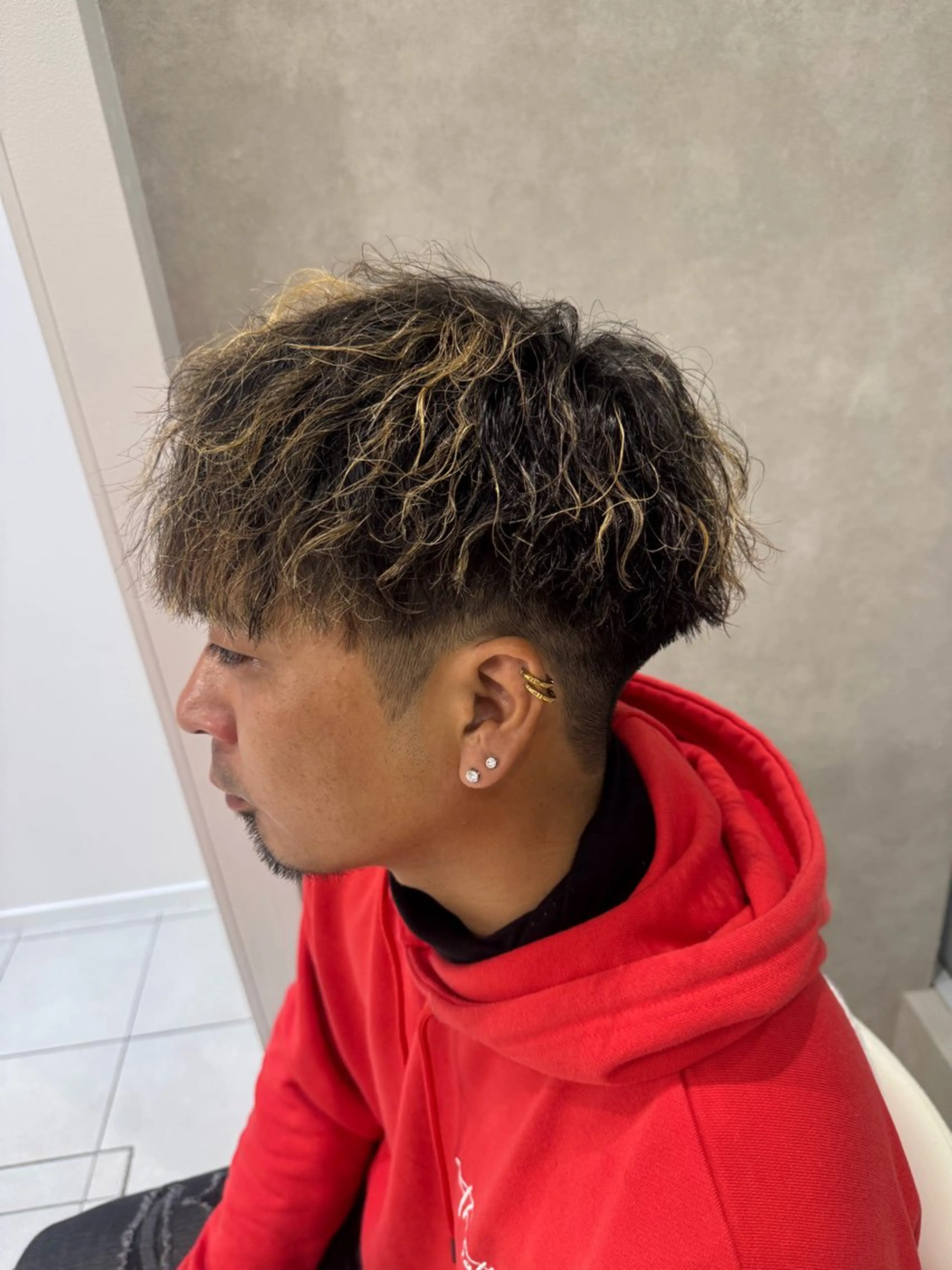 【🔥雰囲気爆上げ🔥】メンズカット➕メッシュブリーチ/メッシュキャップ/※色味相談可能、場合により追加料金ありの写真