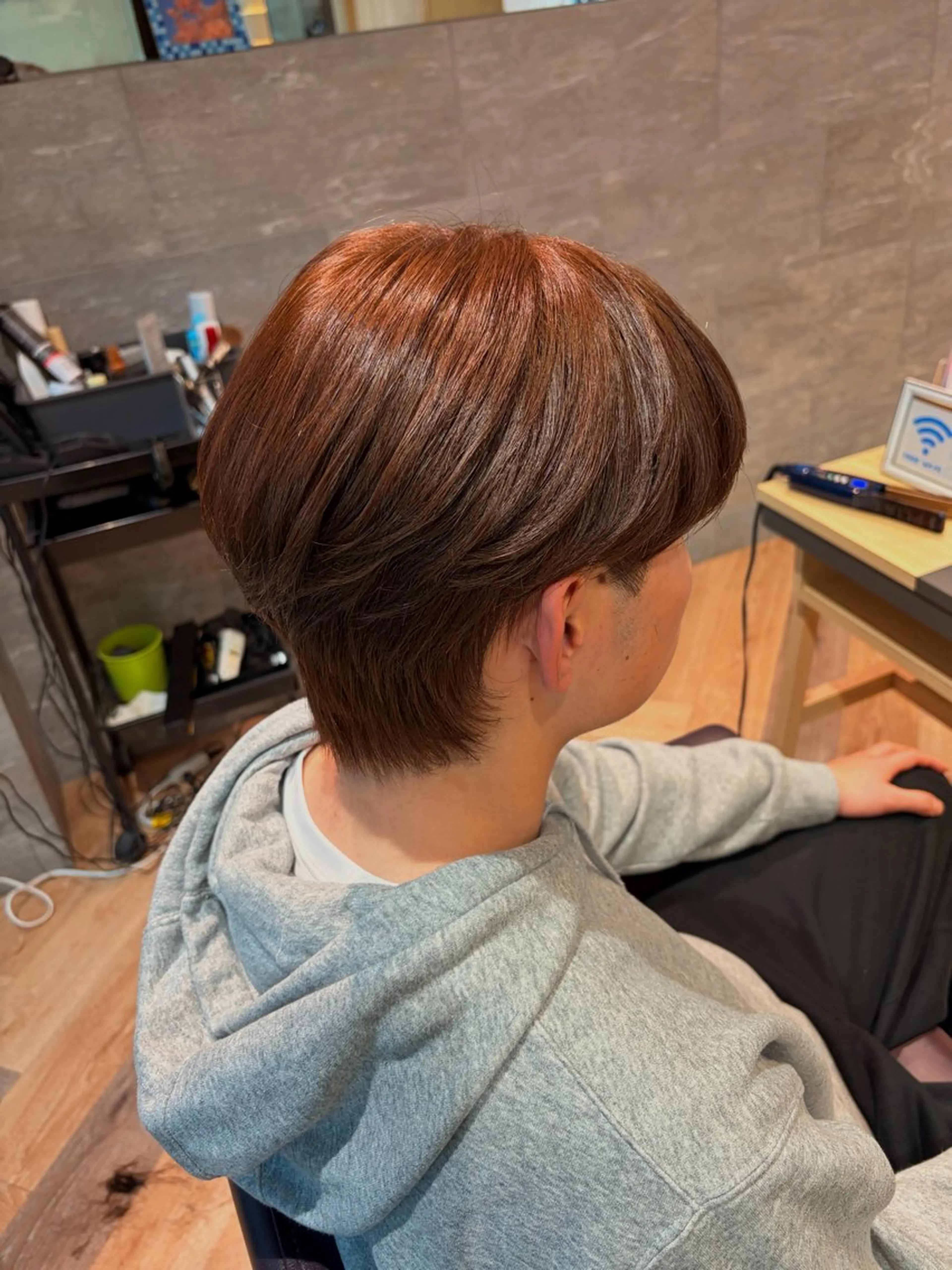 カラー メンズ ブラウンカラー カット ヘアカラー Yamada Ami🪐のヘアスタイル