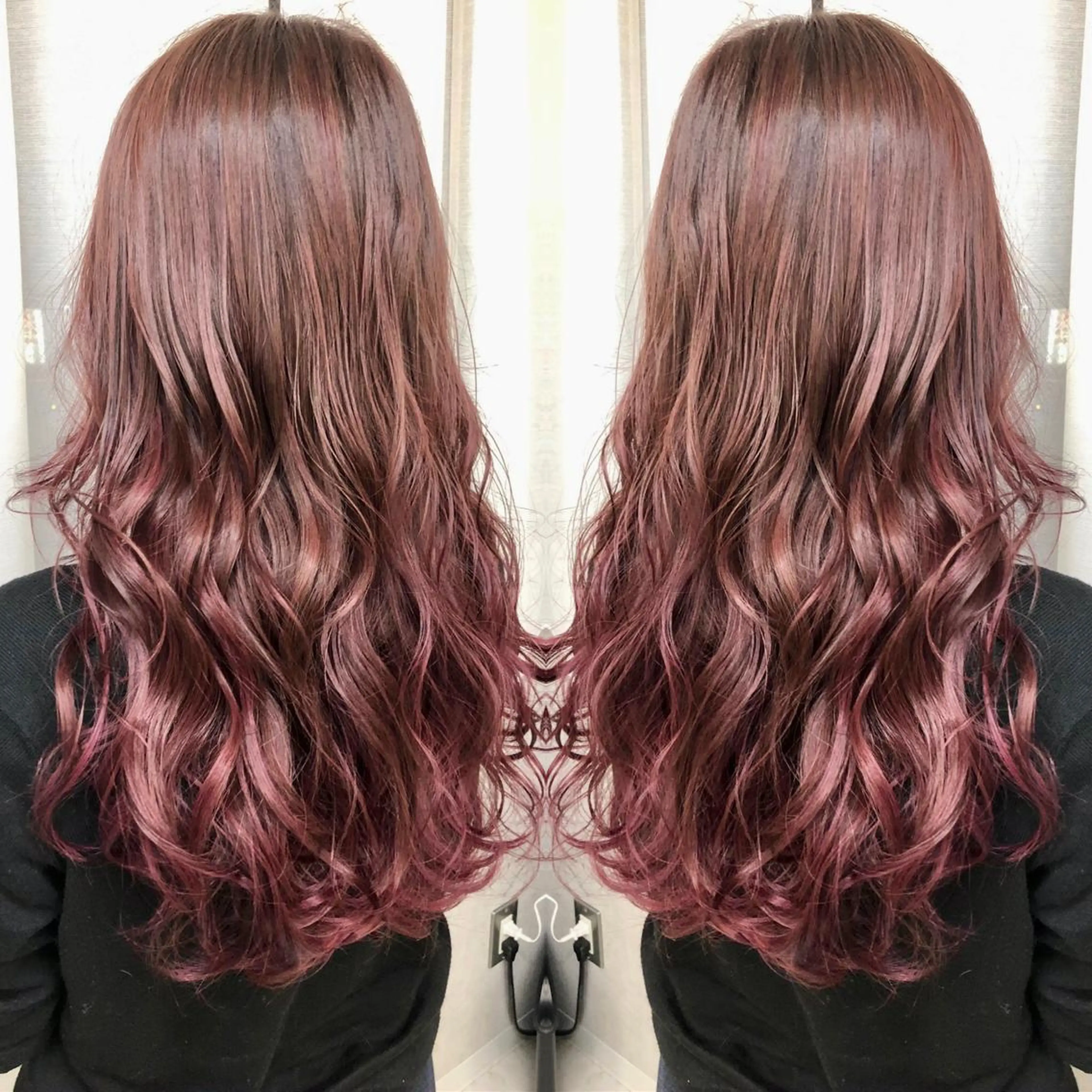 ロング カラー ヘアアレンジ イルミナカラー トリートメント カット ヘアカラー トリートメント 天野 涼のヘアスタイル