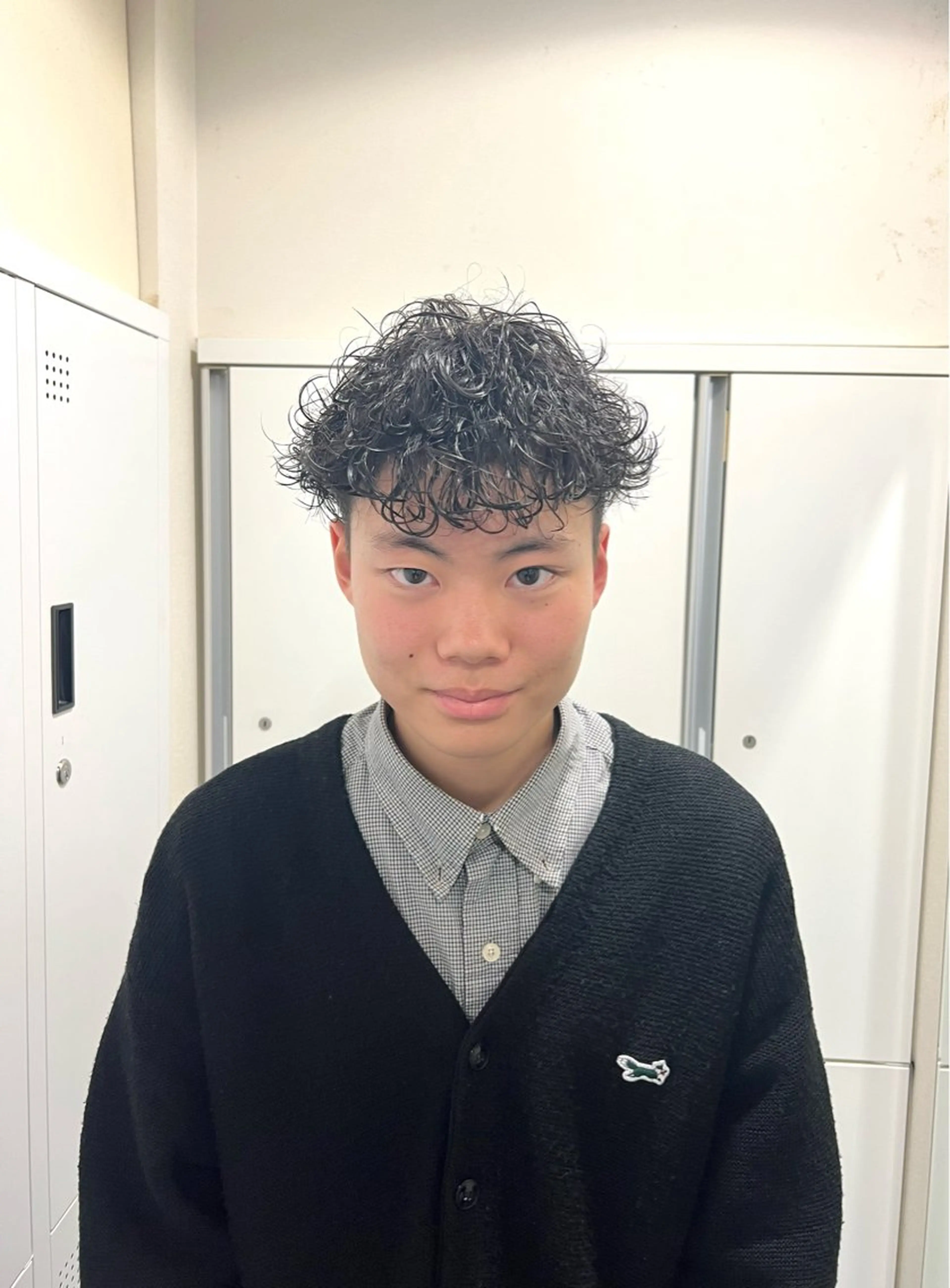 ショート パーマ メンズ メンズパーマ 波巻きパーマ スパイラルパーマ 茅ヶ崎パーマ特化/ スパイラル/ハルキのヘアスタイル