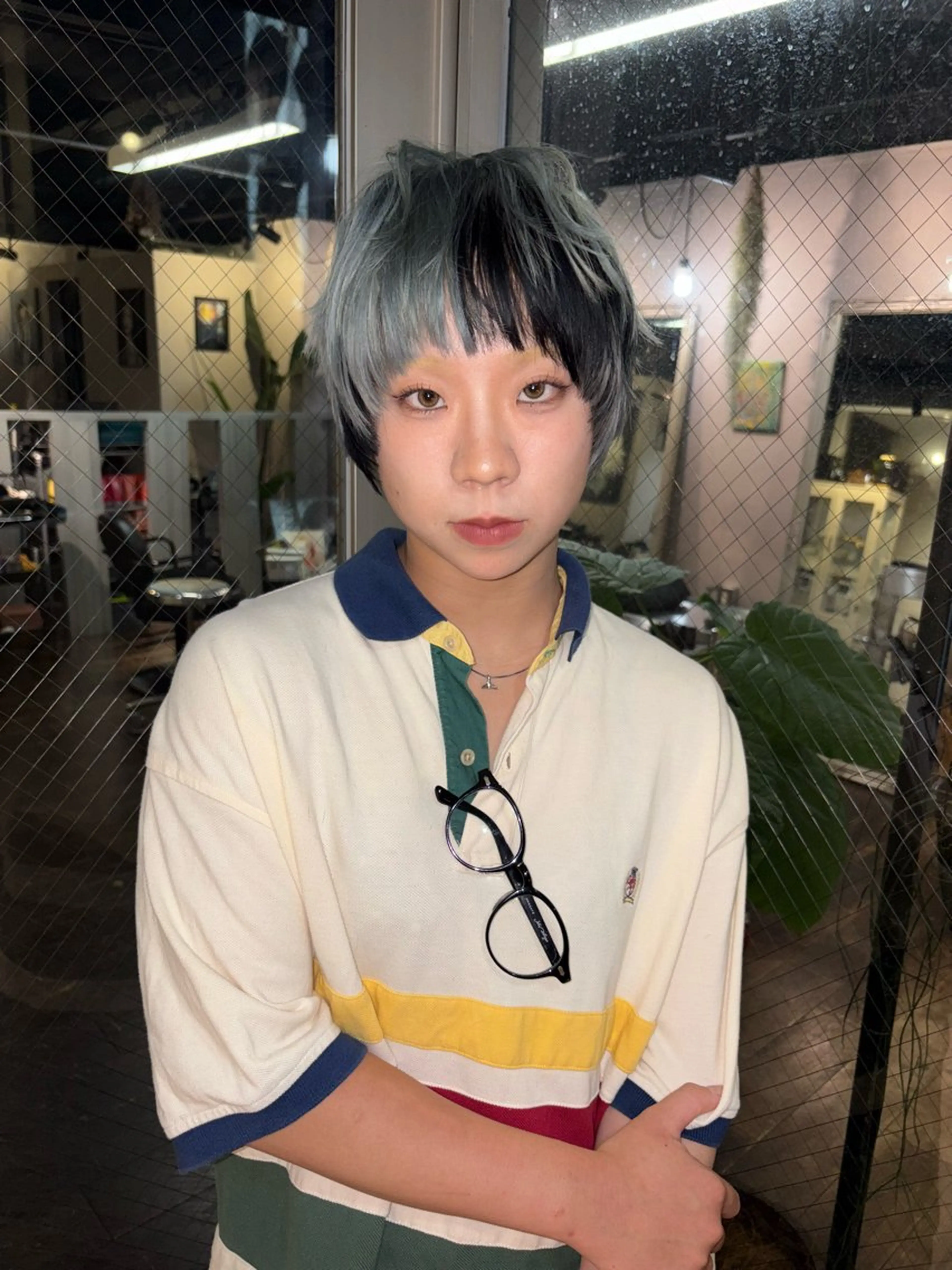 ショート カラー カット ヘアカラー givet所属・心斎橋/デザインカラ ー/海外風/ナツミのヘアスタイル