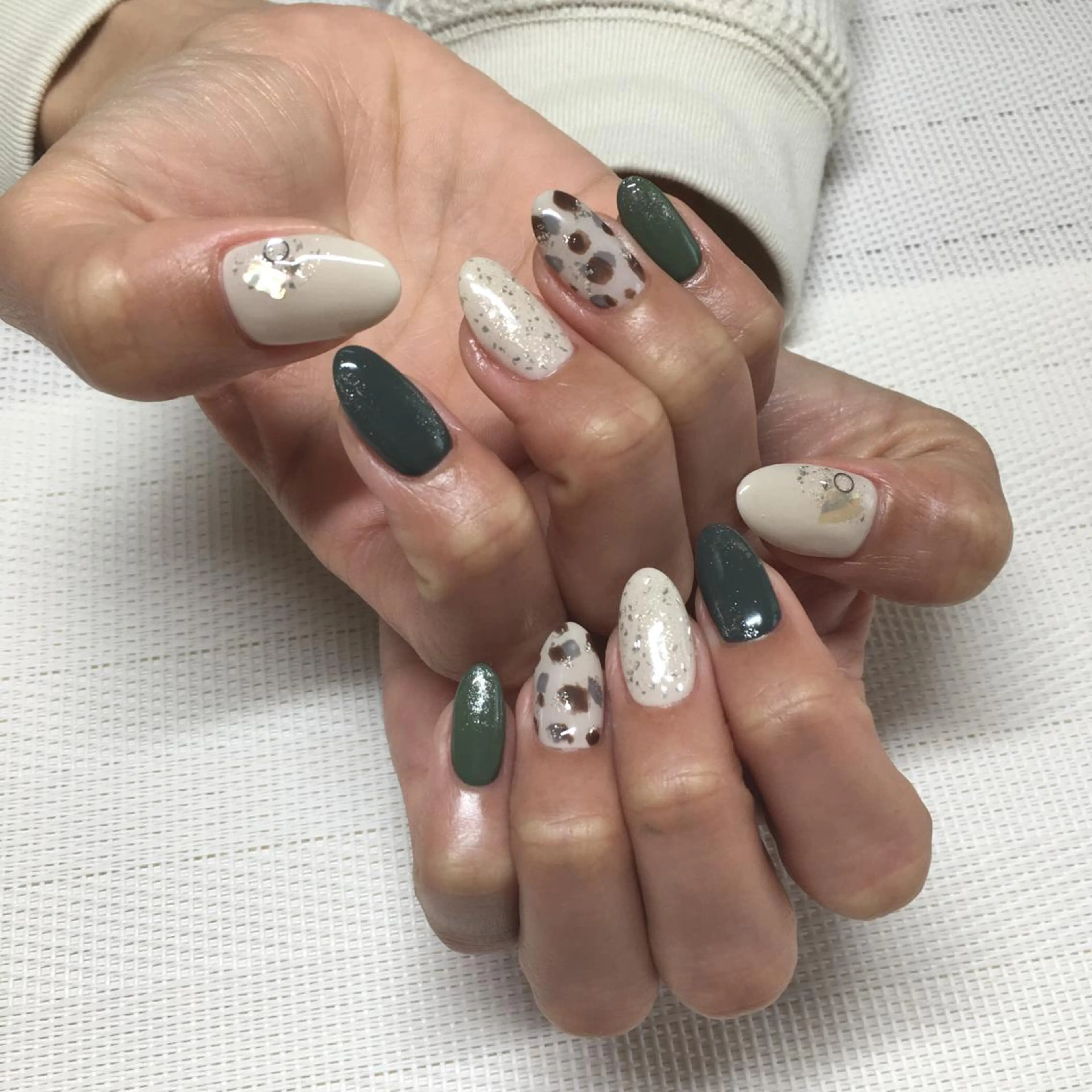 ネイル アートネイル べっ甲ネイル ハンドネイル kipinail 川﨑えりかのネイルデザイン