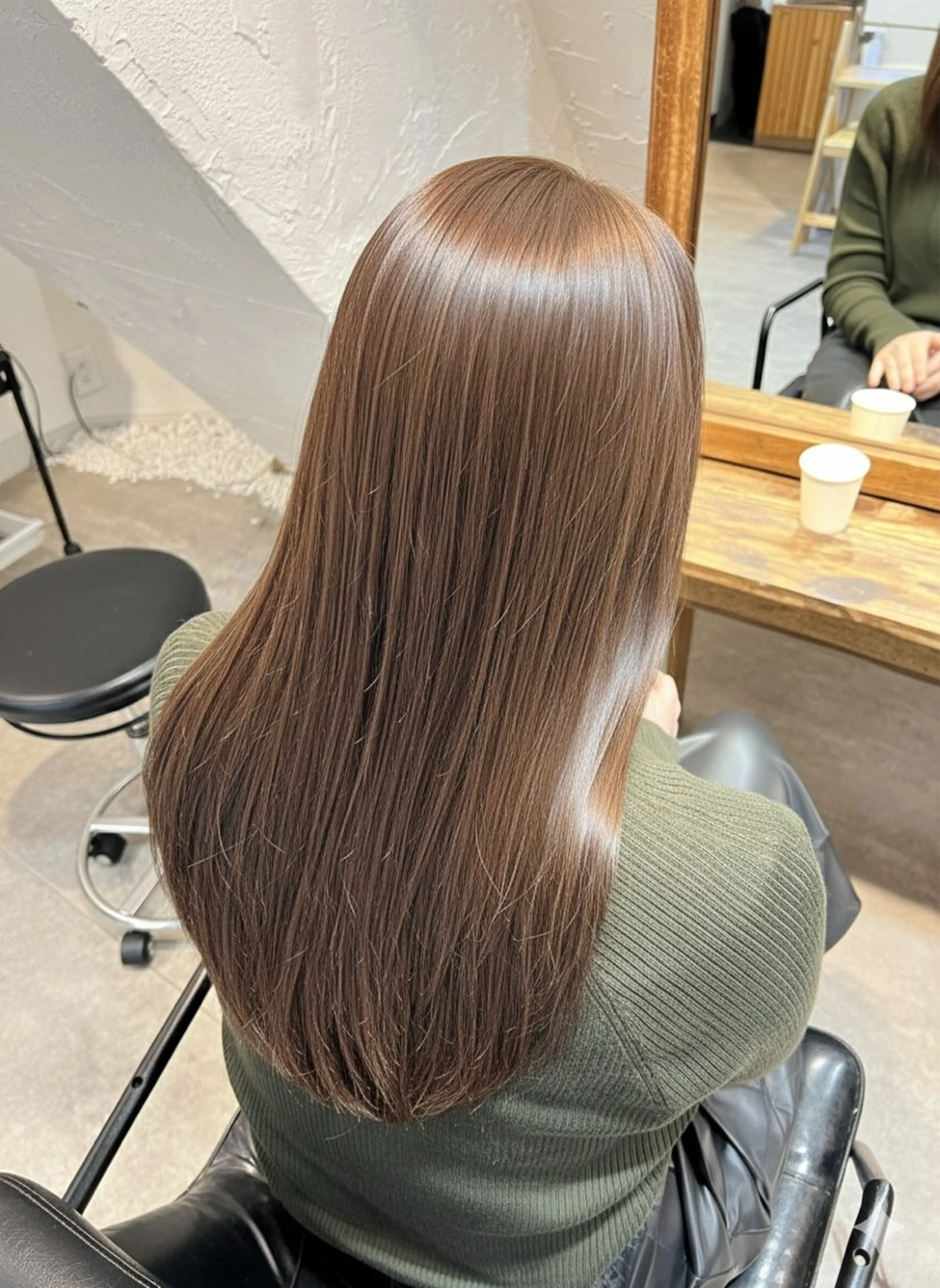 セミロング 髪質改善専門店 エイジングケアのヘアスタイル