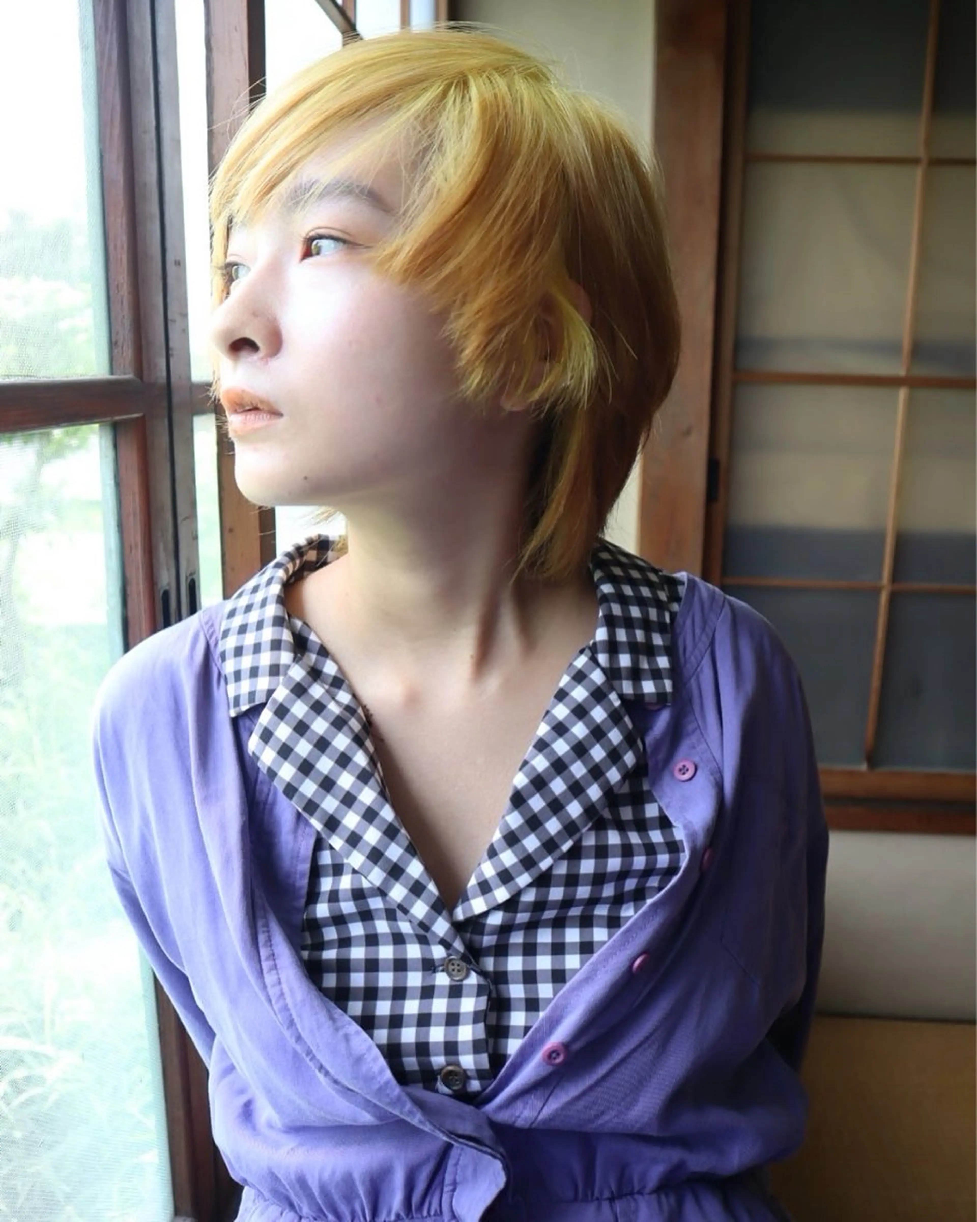 ショート カラー 金尾 凜のヘアスタイル