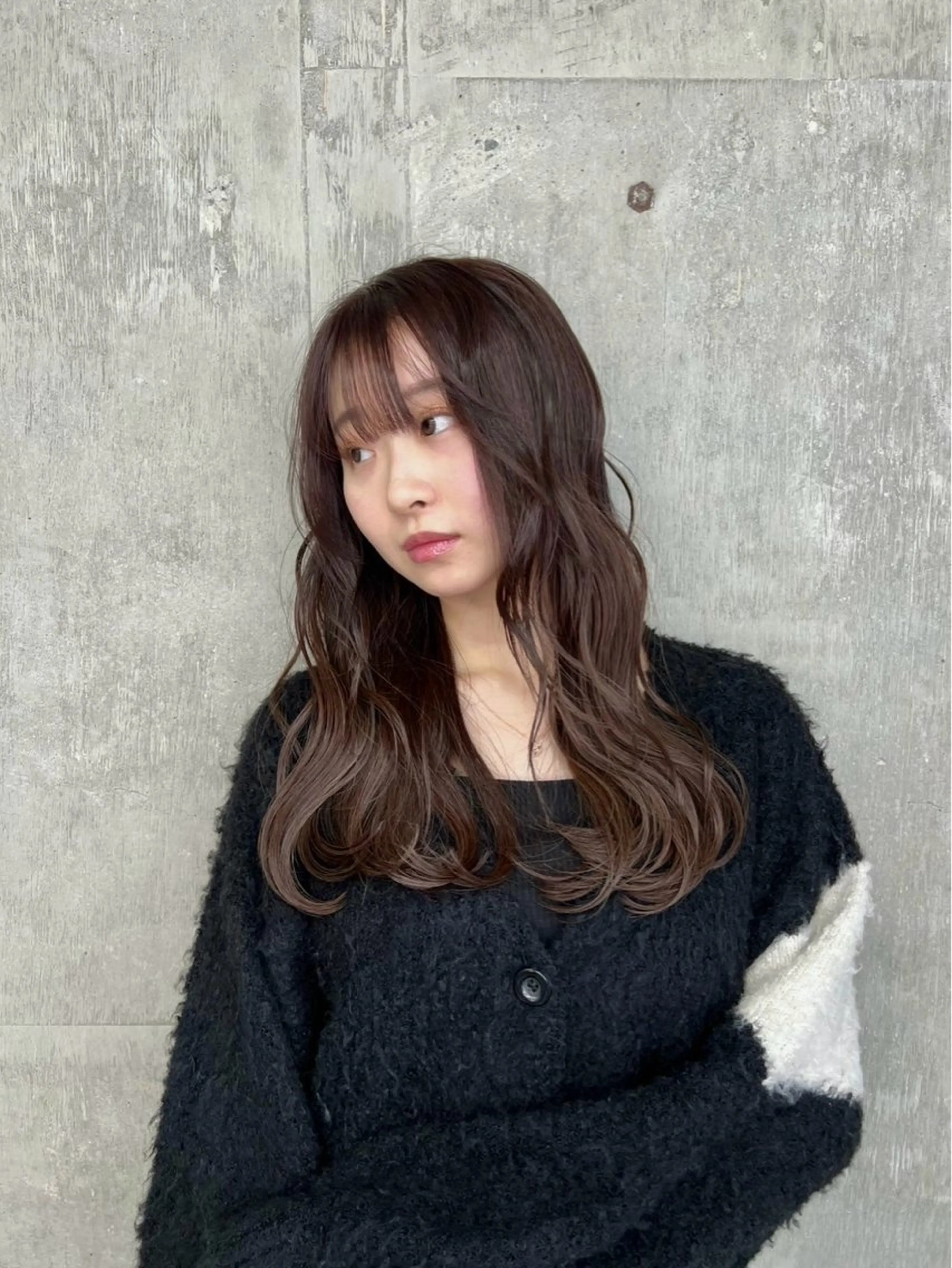 ロング 宮崎 わか菜/透明感カラーのヘアスタイル