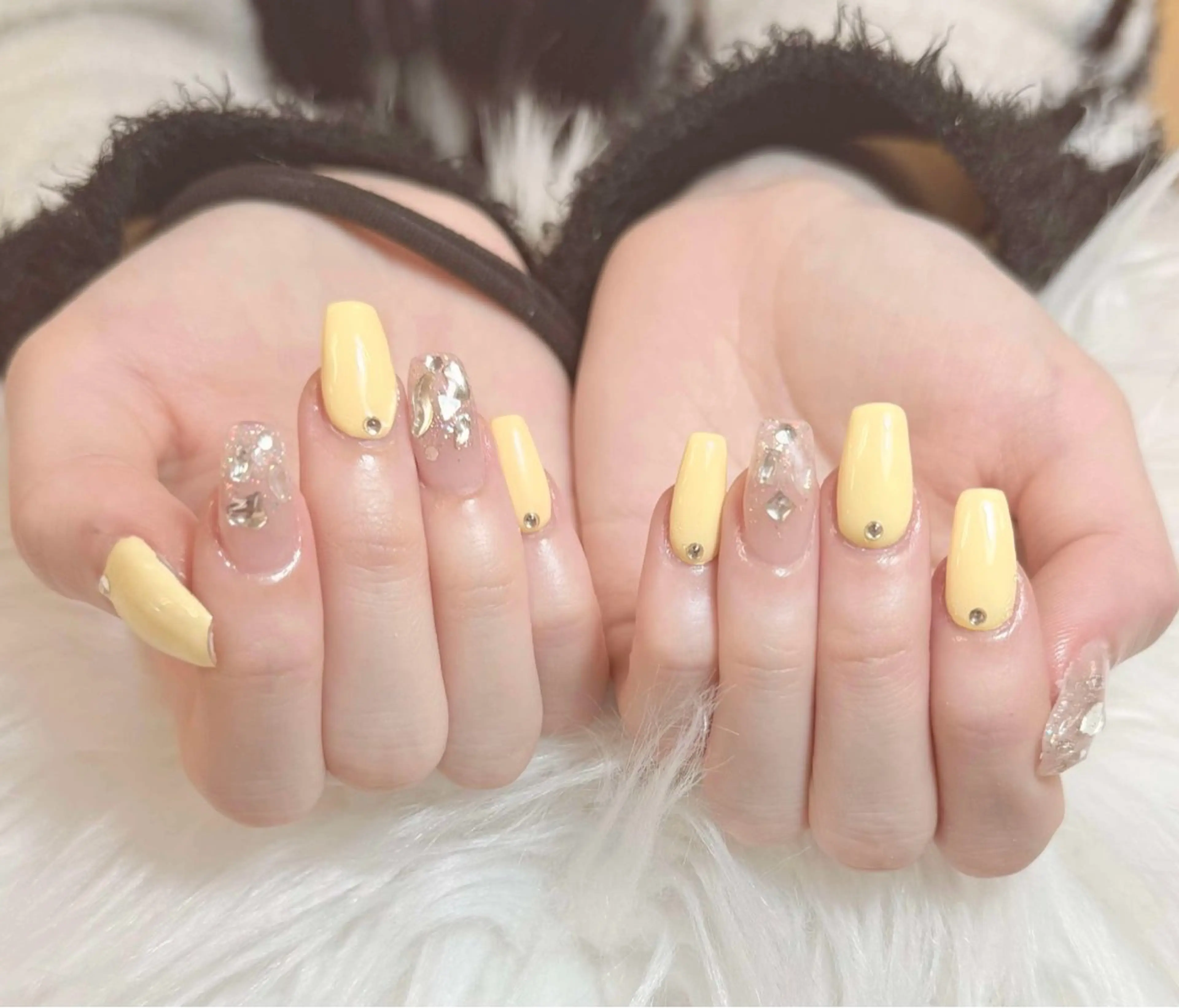 ネイル チークネイル 長さ出し フットネイル マグネットネイル 持ち込み ANH NAIL ゴテゴテ専門店💎のネイルデザイン