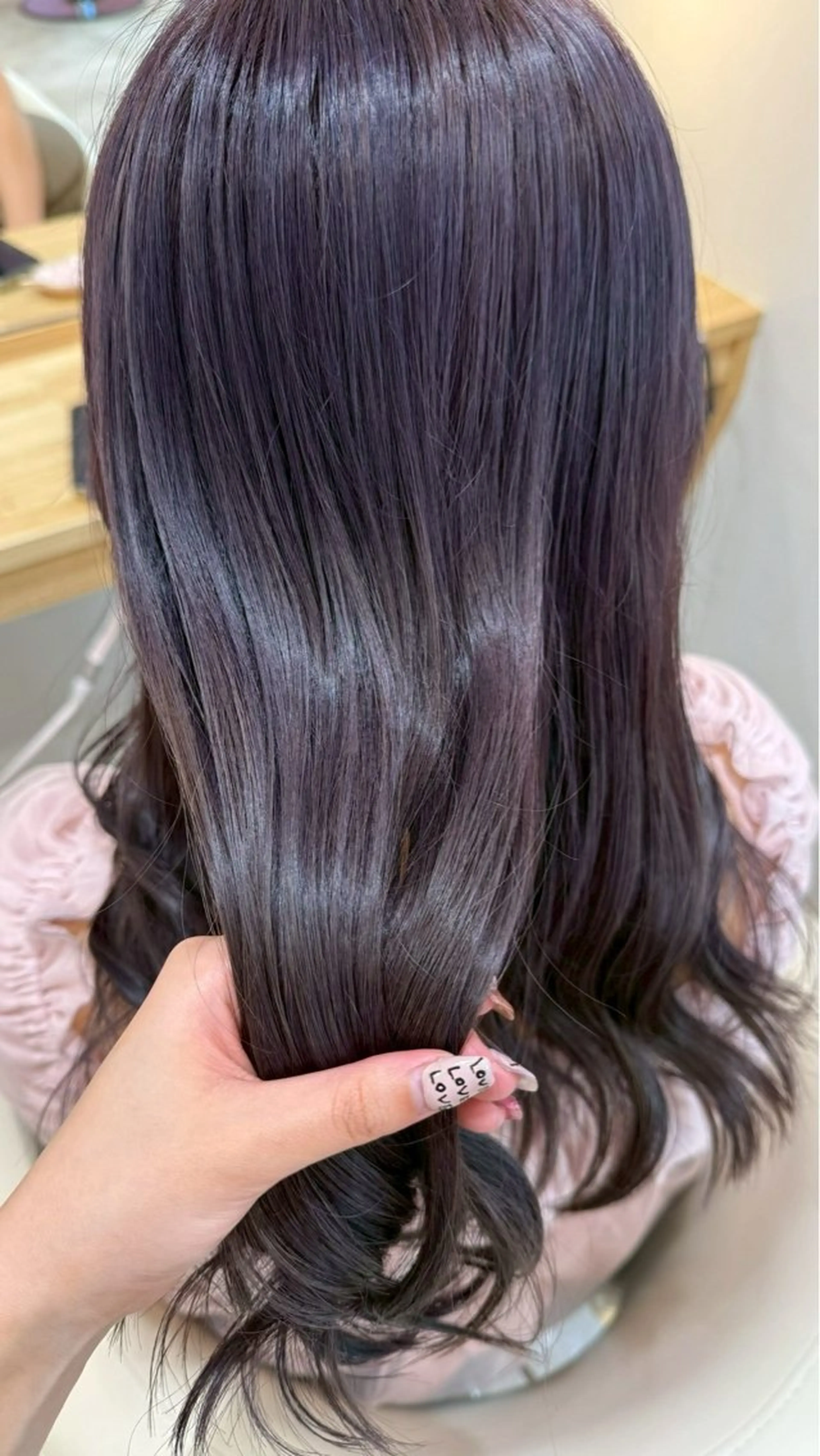 ロング ヘアカラー ブリーチなし艶カラー /いくののヘアスタイル