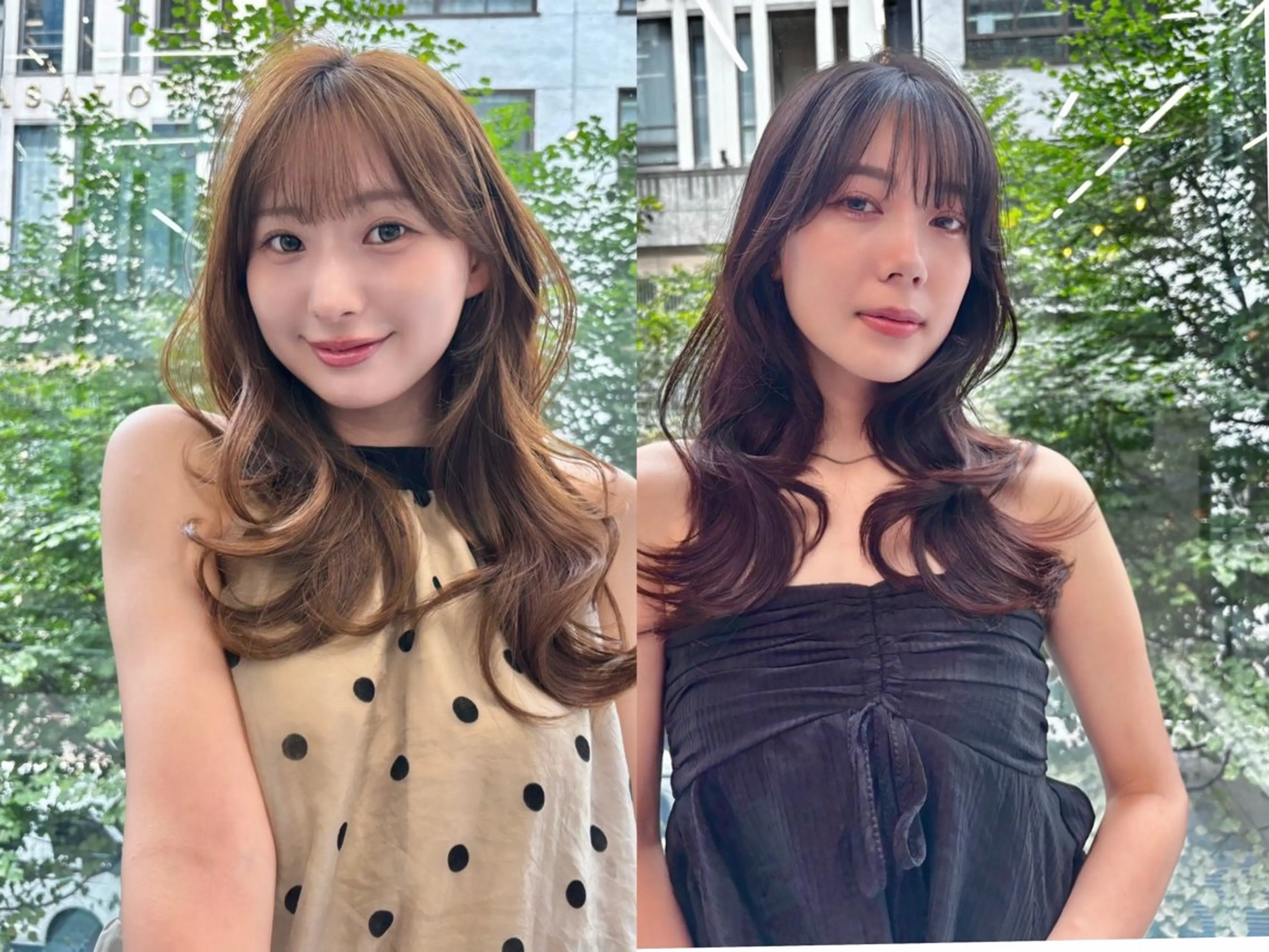 【⭐️🎄12月31日まで限定価格🎄⭐️】🌸似わせカット+艶カラー+オージュアトリートメント🌸の写真