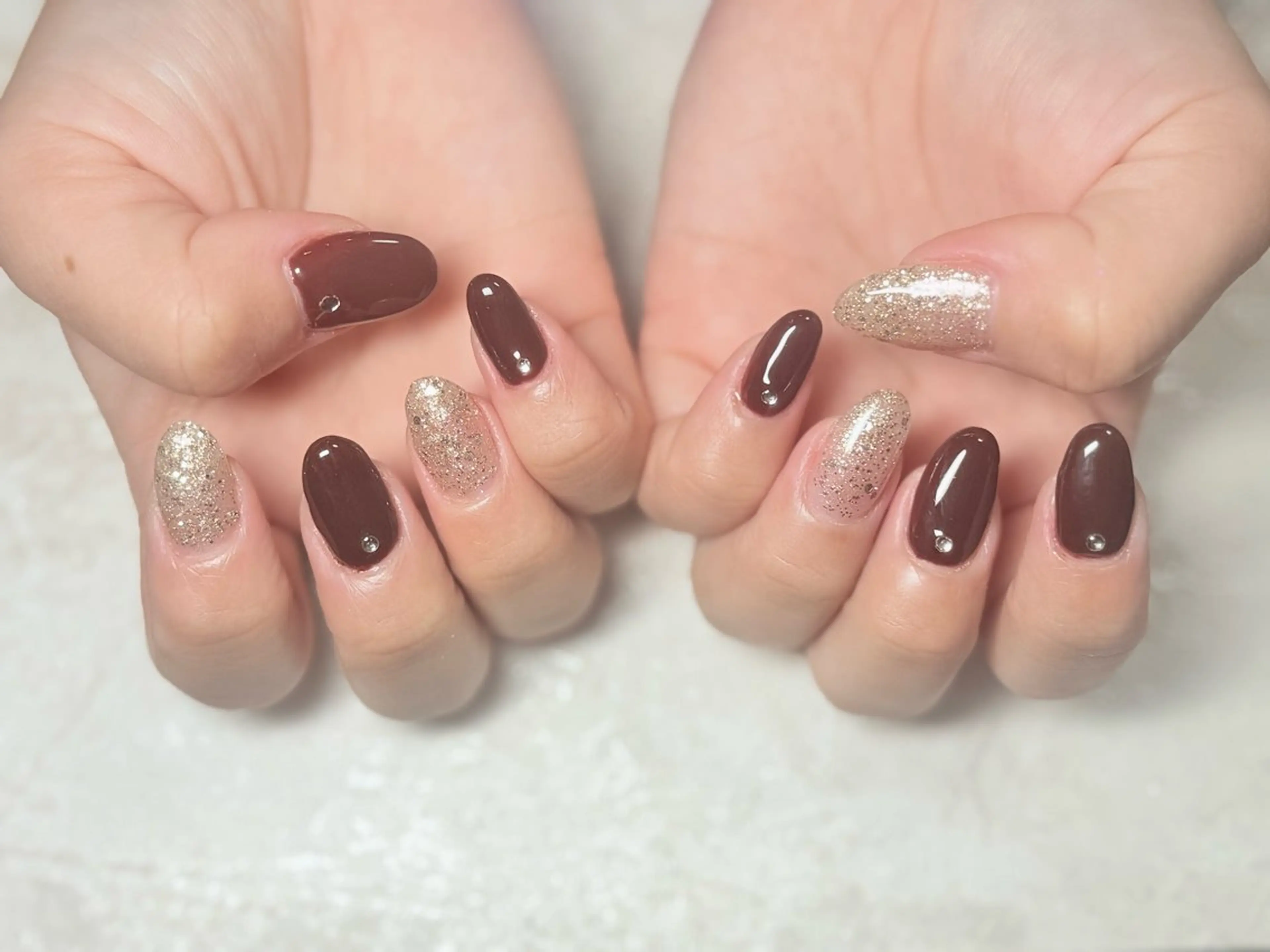 シンプルネイルの写真