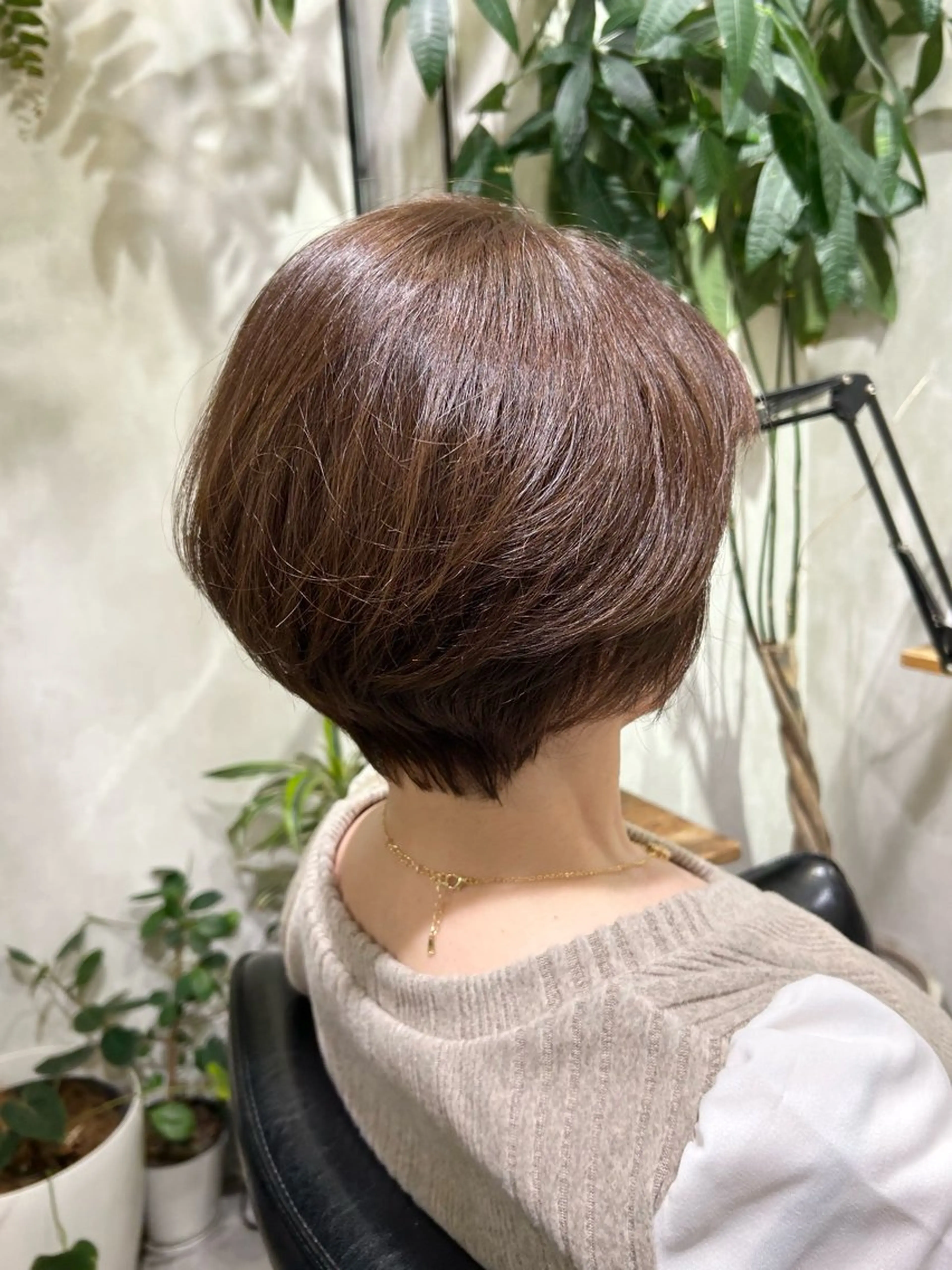 ショート ボブ 馬場 彩のヘアスタイル
