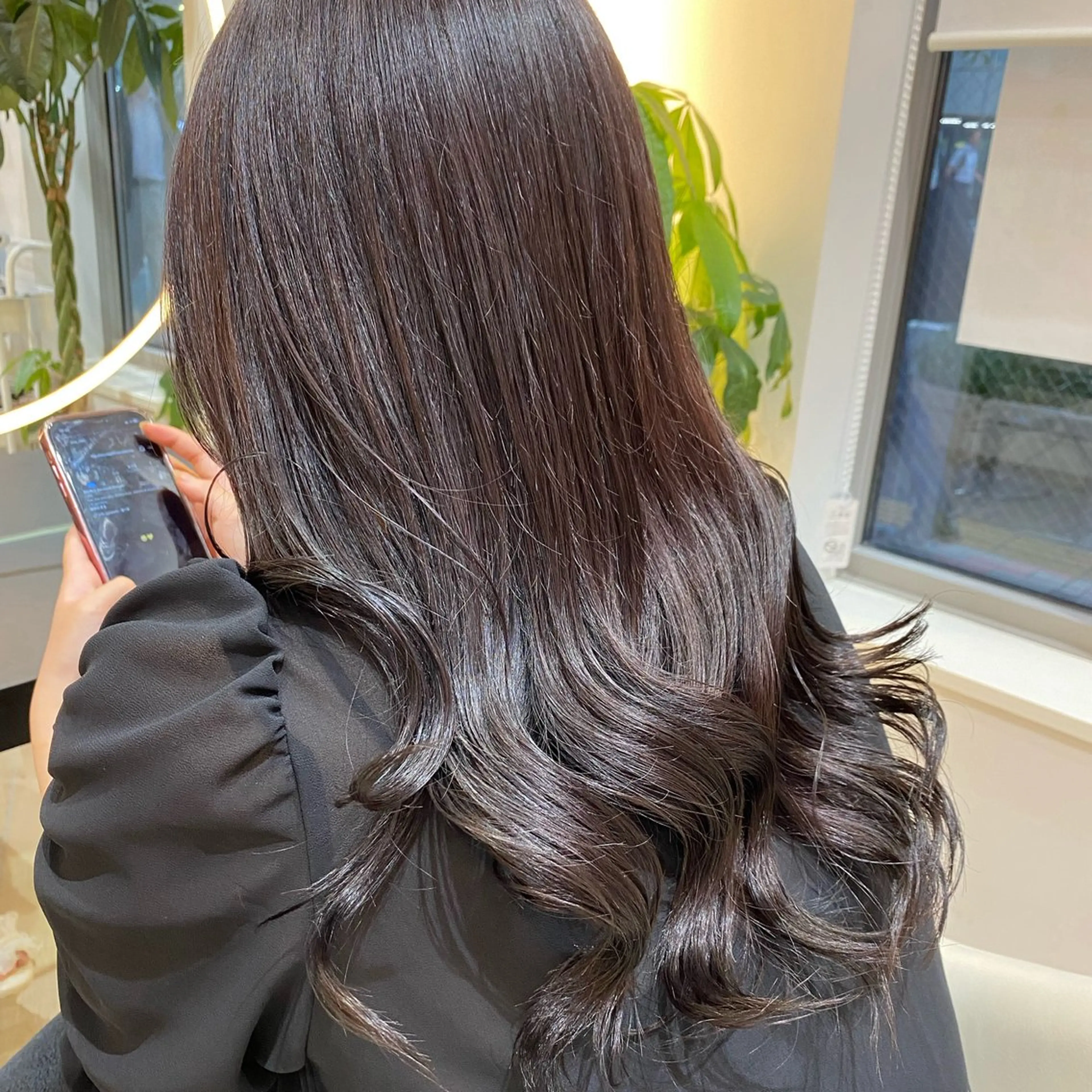 ロング カラー 垢抜け/レイヤー/ ハイトーン/アスナのヘアスタイル