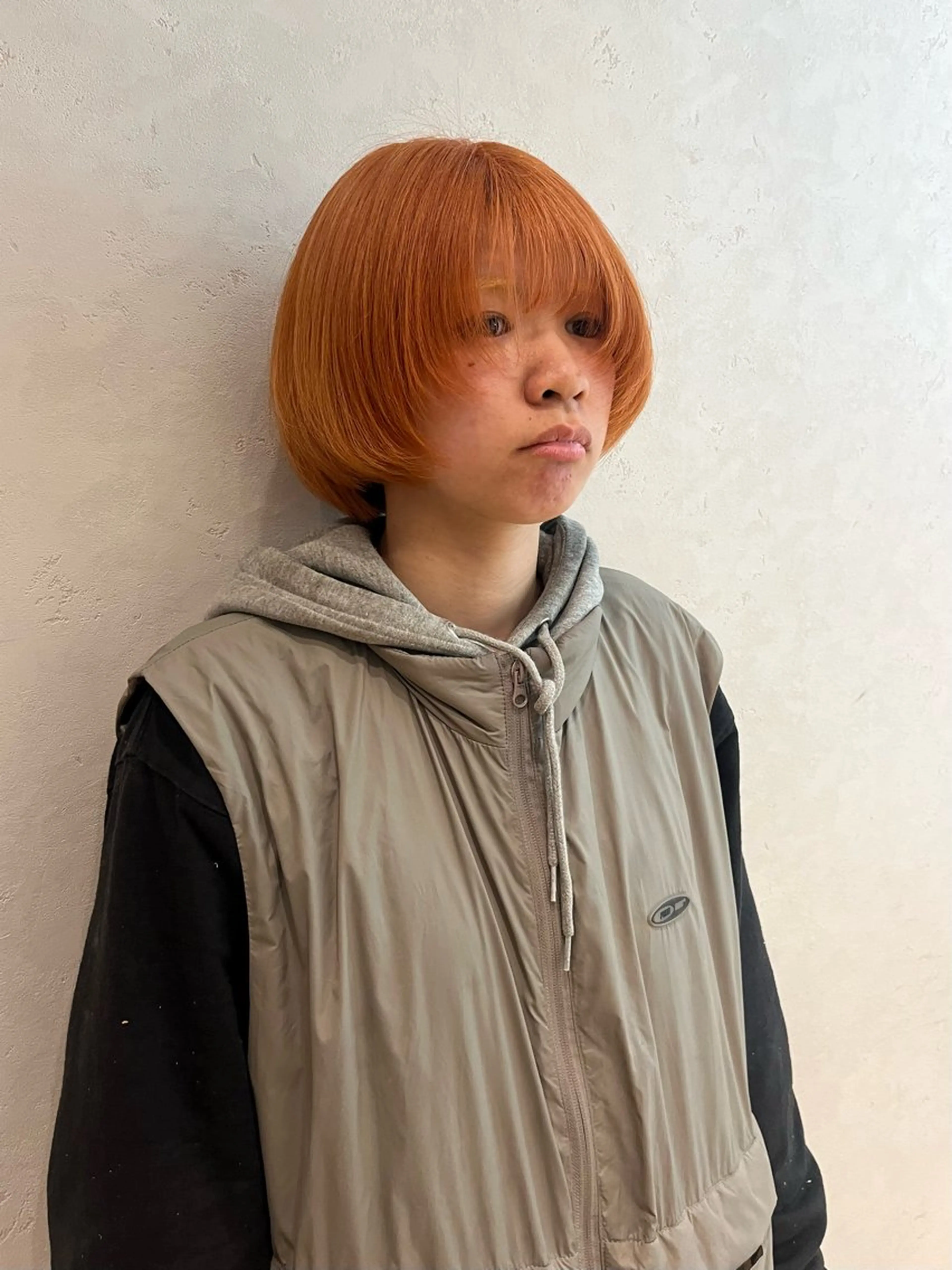 ミディアム ヘアカラー トリートメント ☀️コミヤマミユ☀️ /パーマ/ハイトーンのヘアスタイル