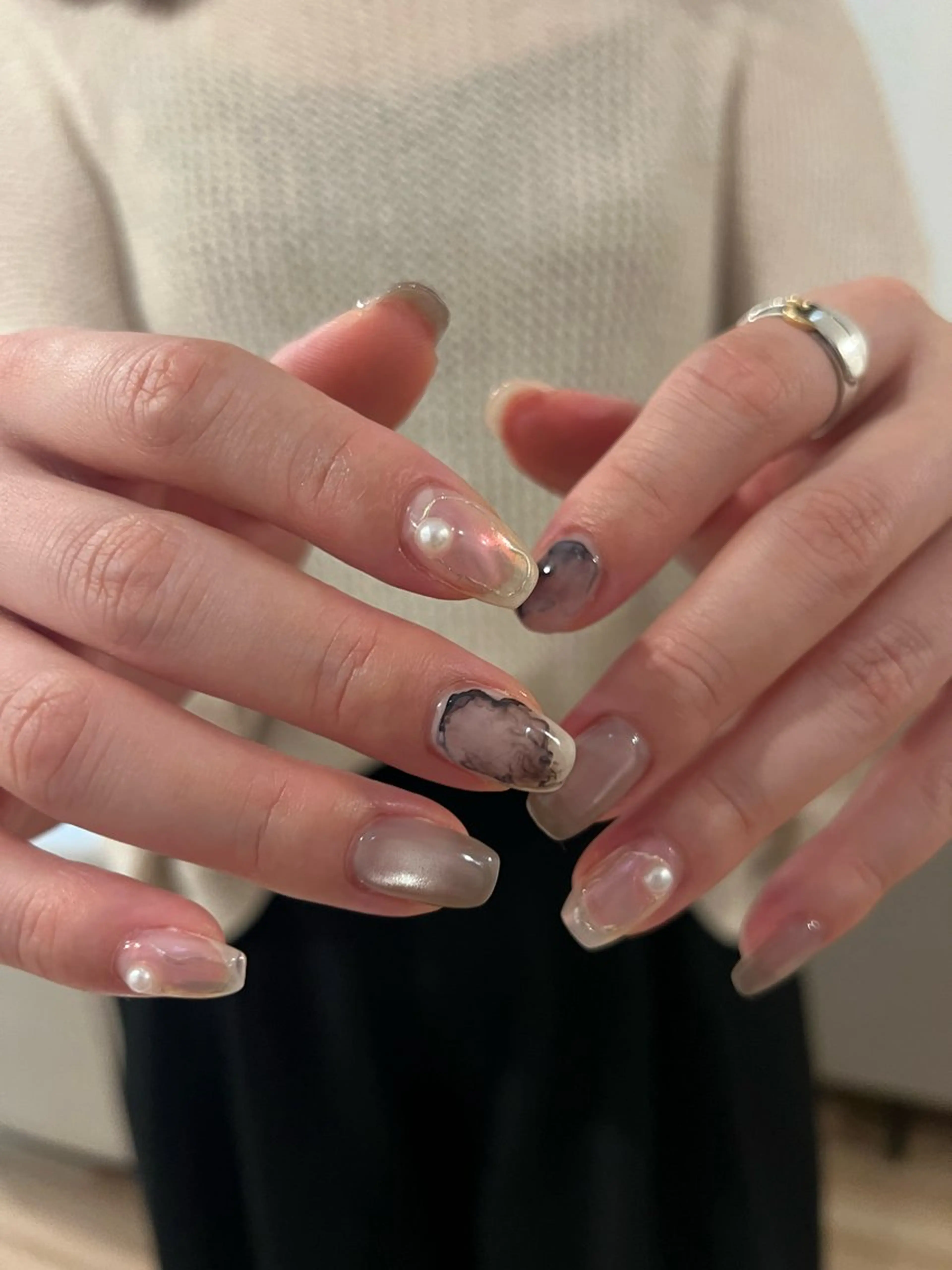 ネイル 持ち込み ハンドネイル nr. nayuのネイルデザイン