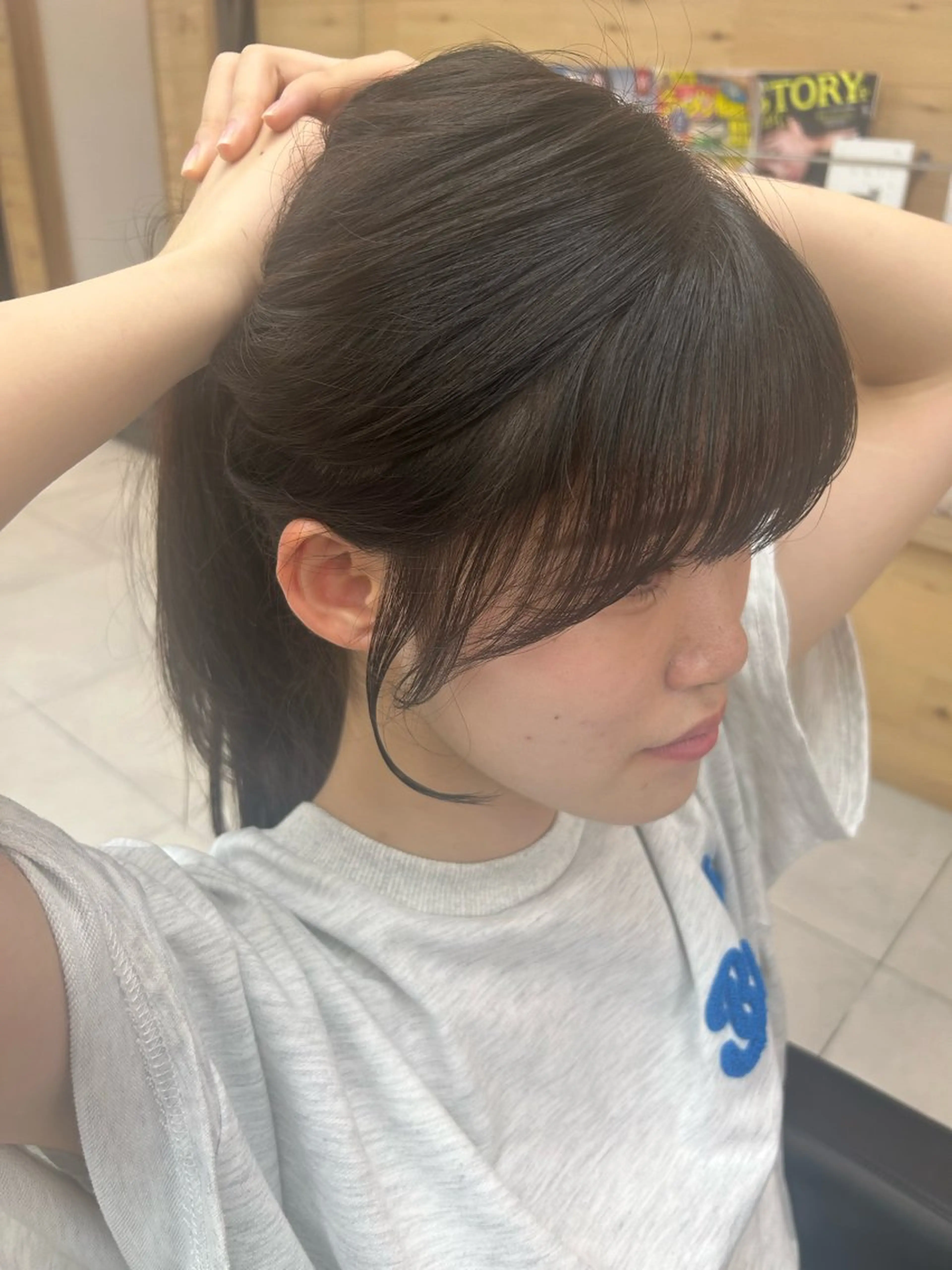 セミロング 🖤韓国風顔周り / TAMAMI🖤のヘアスタイル