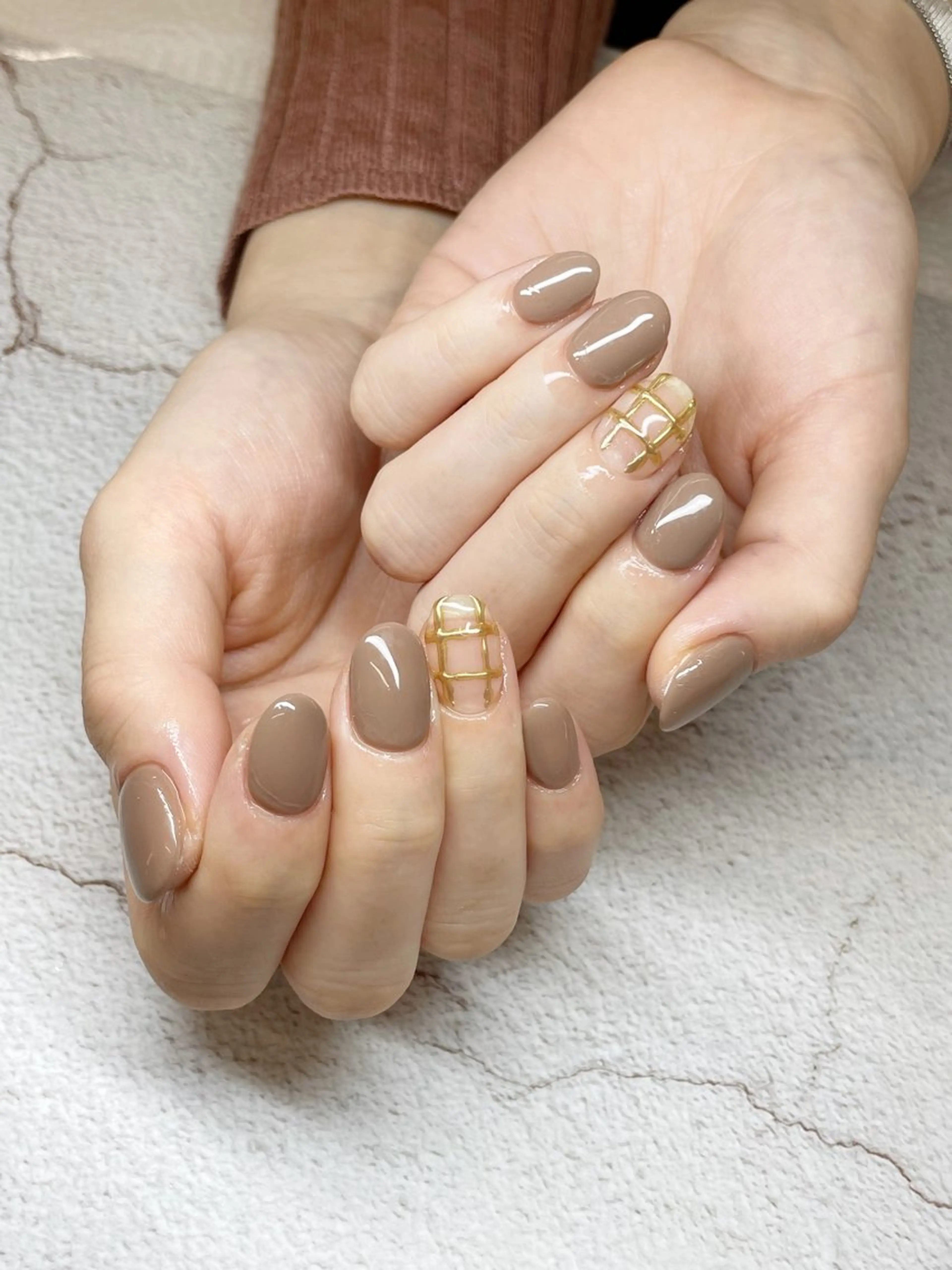 ネイル アートネイル ジェルネイル グラデーション マグネットネイル 持ち込み ハンドネイル エルモサ YURIKAのネイルデザイン