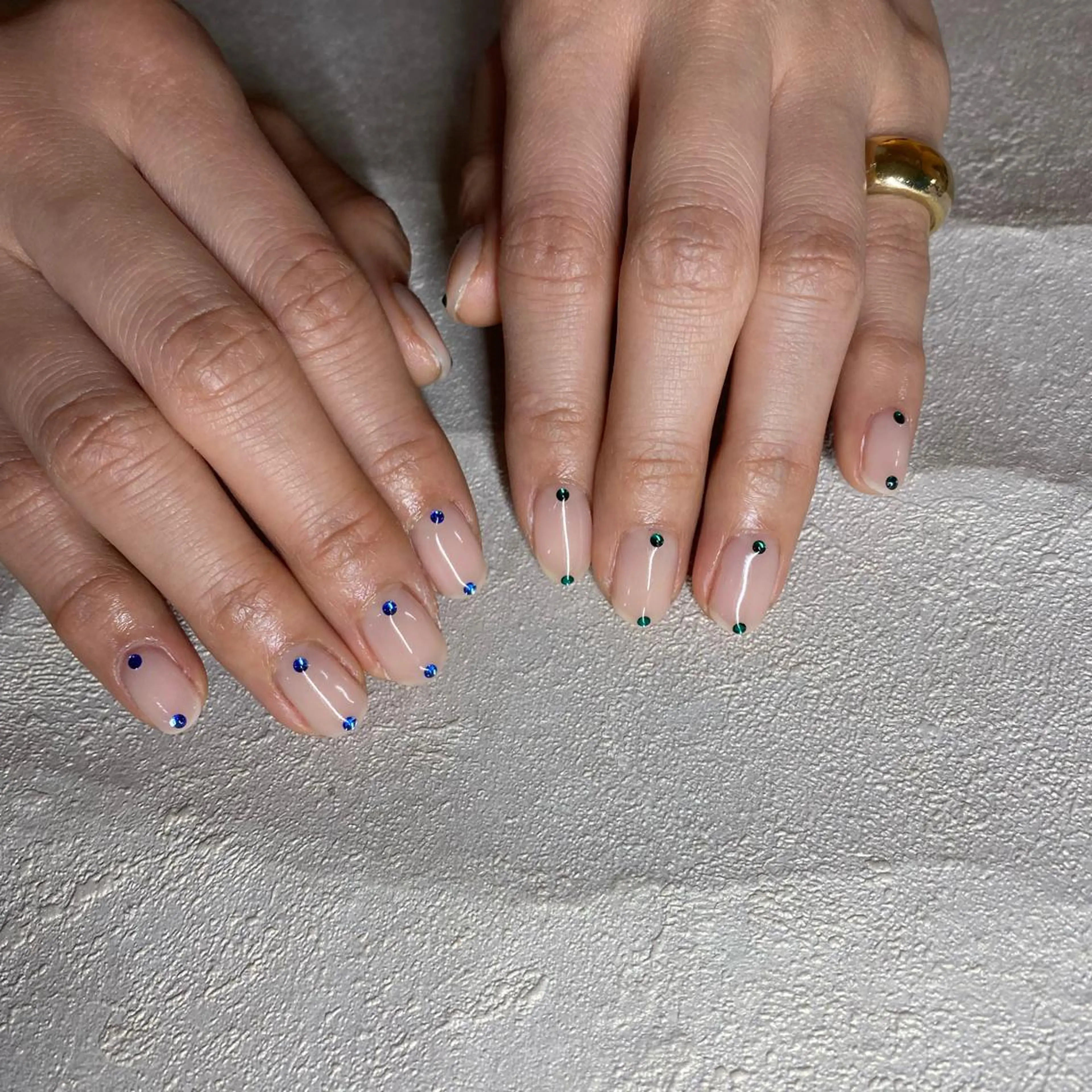 ネイル ハンドネイル Amber21.所属・Nagahama Akariのネイルデザイン