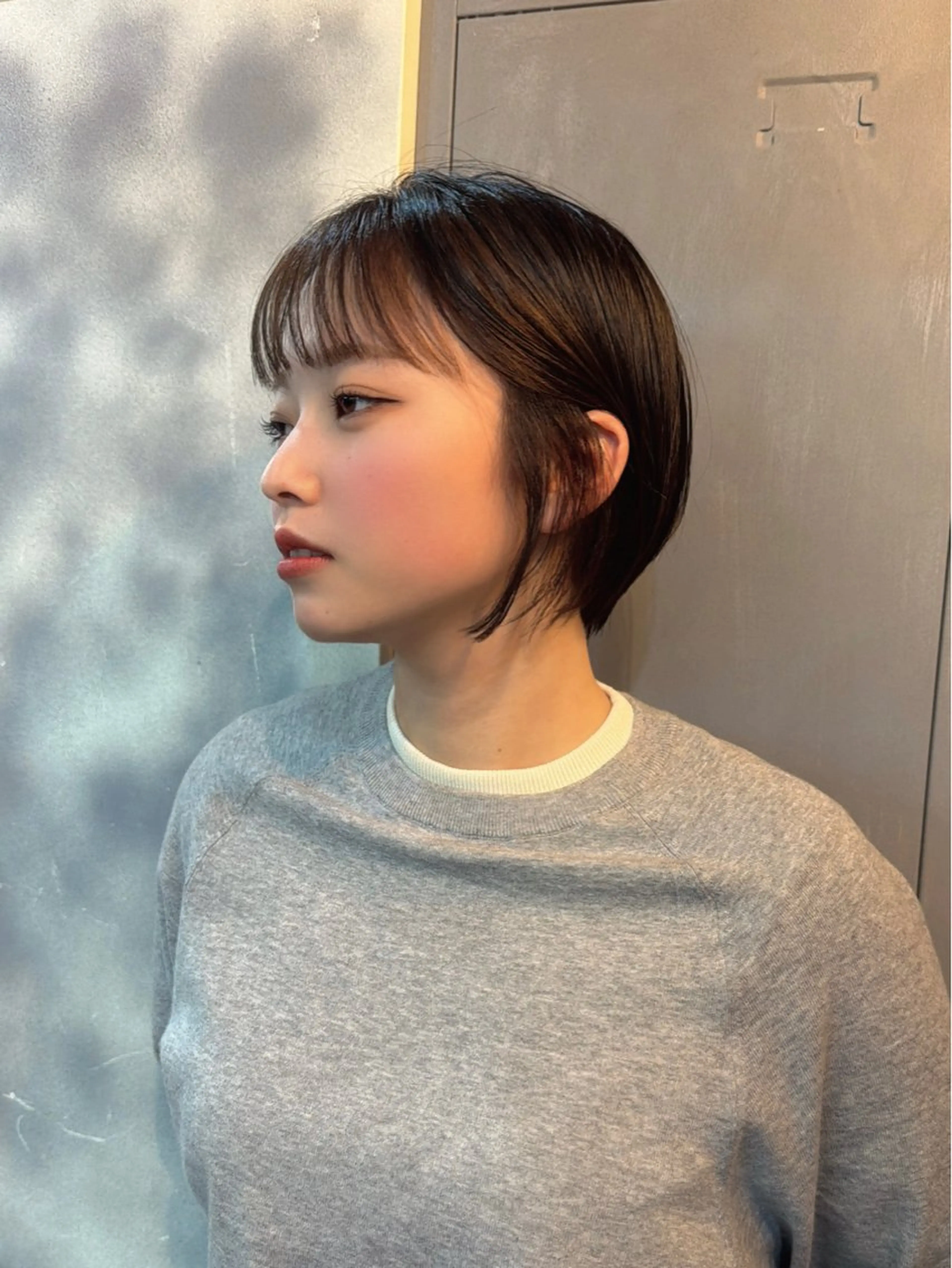 ショート ボブ/ミルクティー /博多/DAI/店長のヘアスタイル