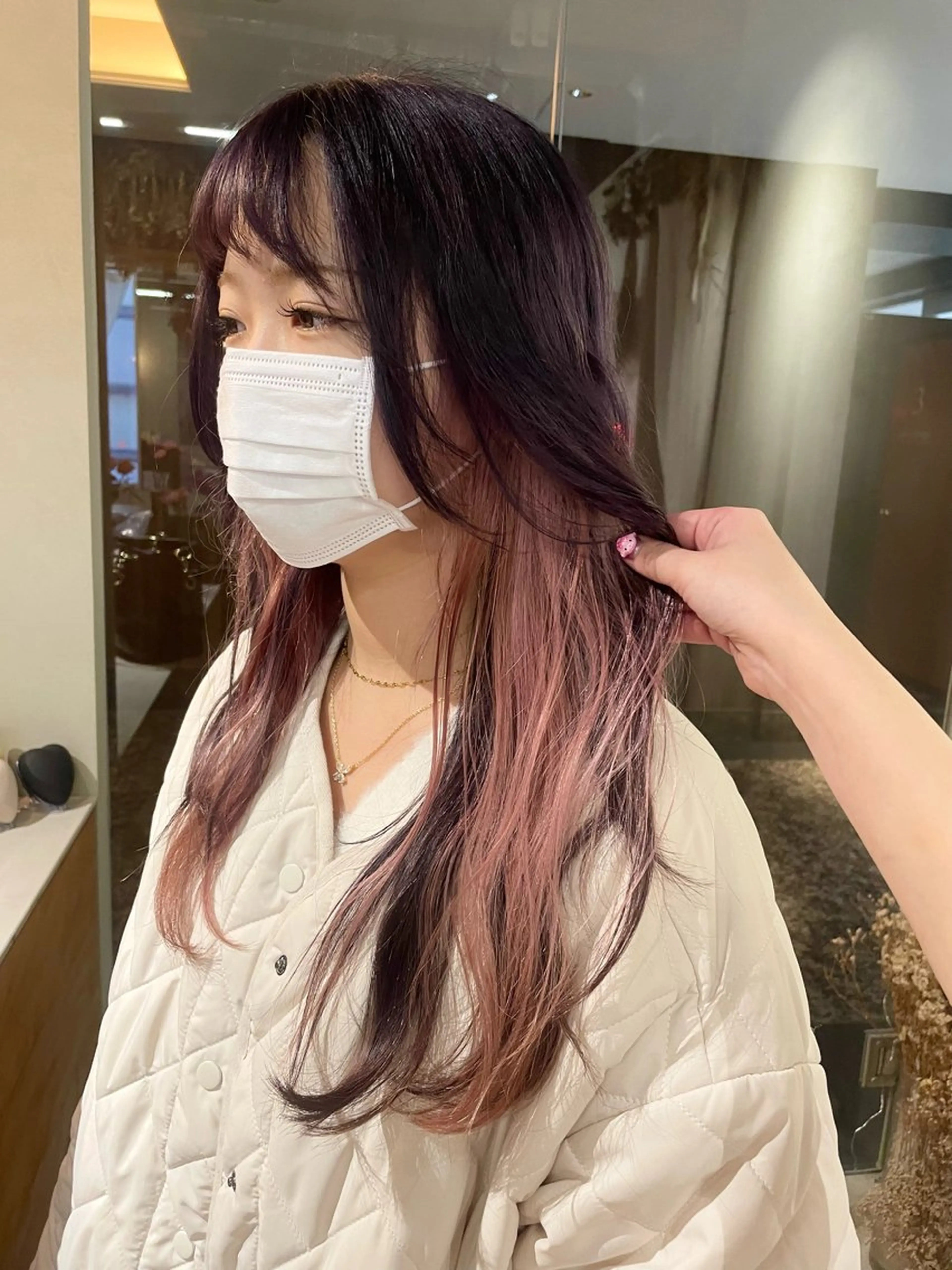 カラー 山下 悠月のヘアスタイル