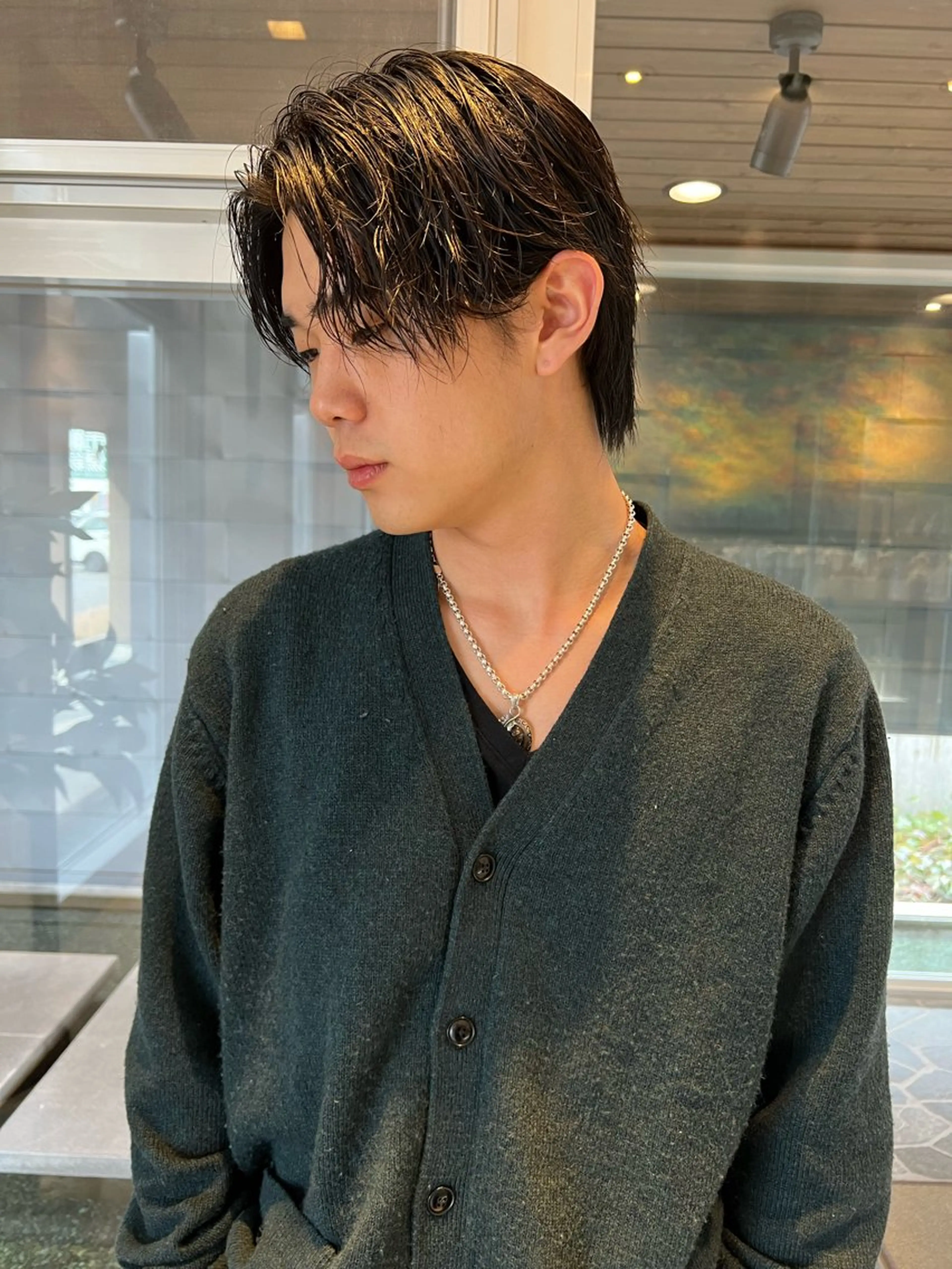 ショート パーマ メンズ 宮本丈也/金沢美容室 /理美容/パーマのヘアスタイル