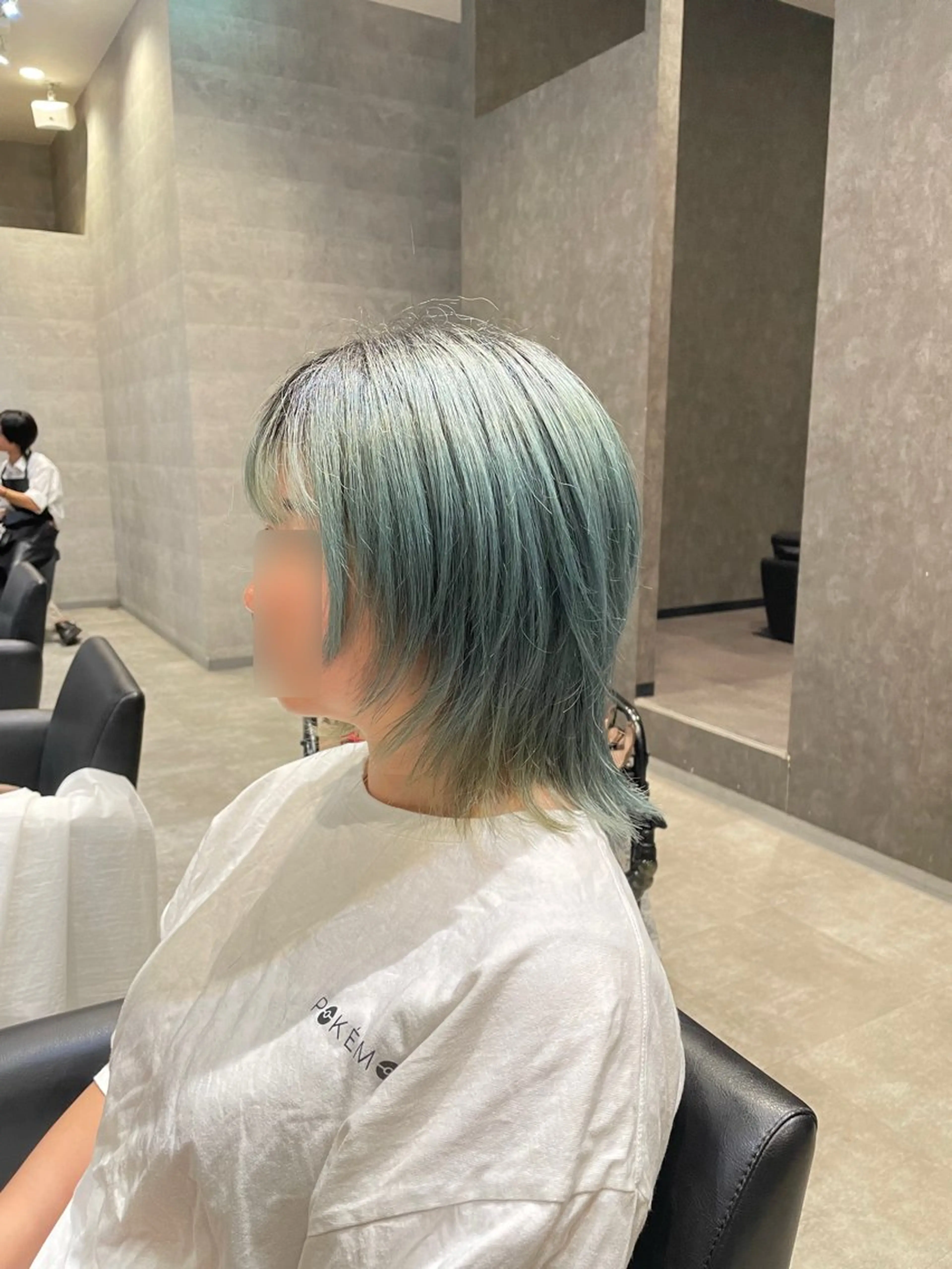 ミディアム ウルフカット カット _white鳳店/ 杉本 健のヘアスタイル