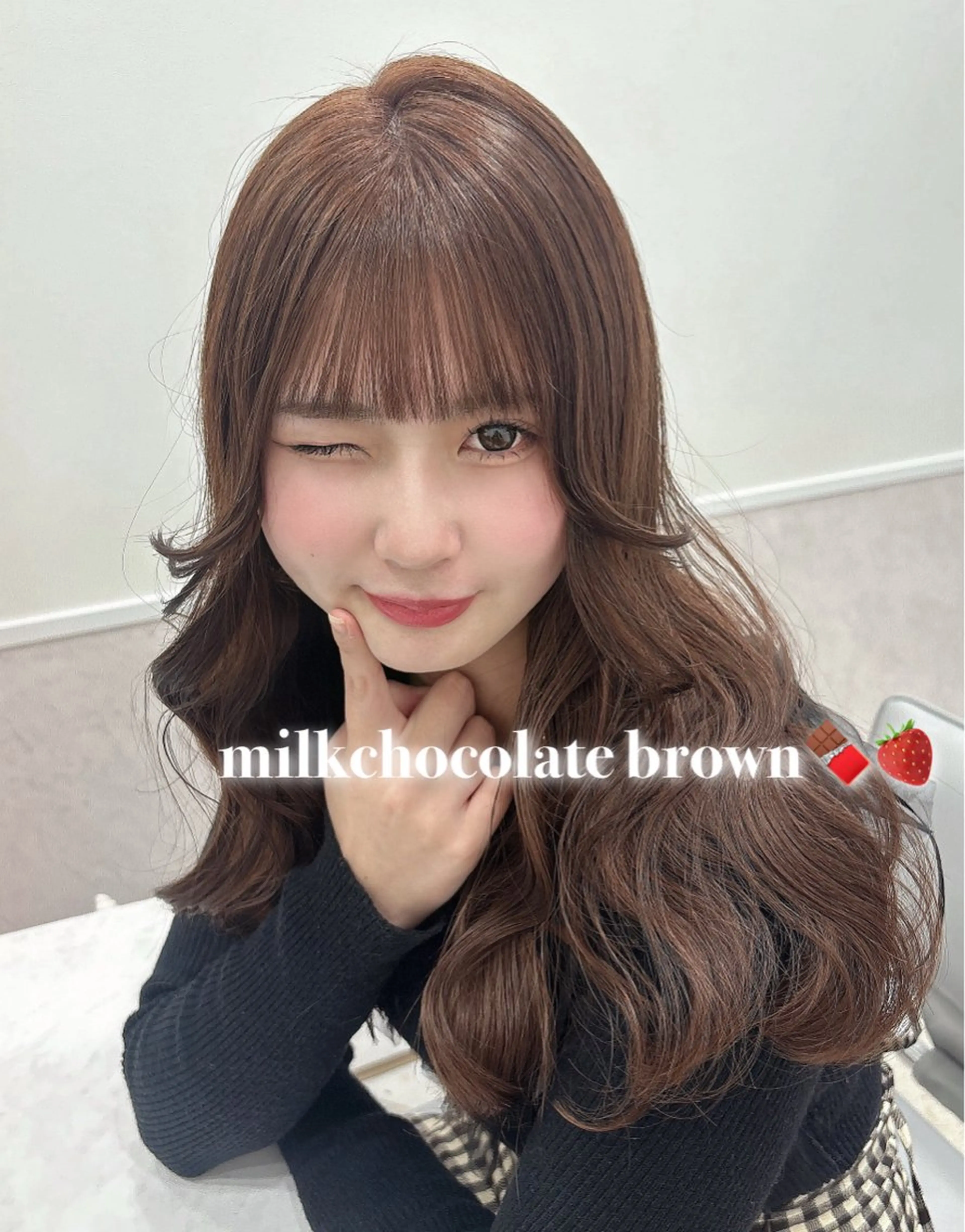 ロング 💎のぼりゆい/大須 ブリーチなしWカラーのヘアスタイル