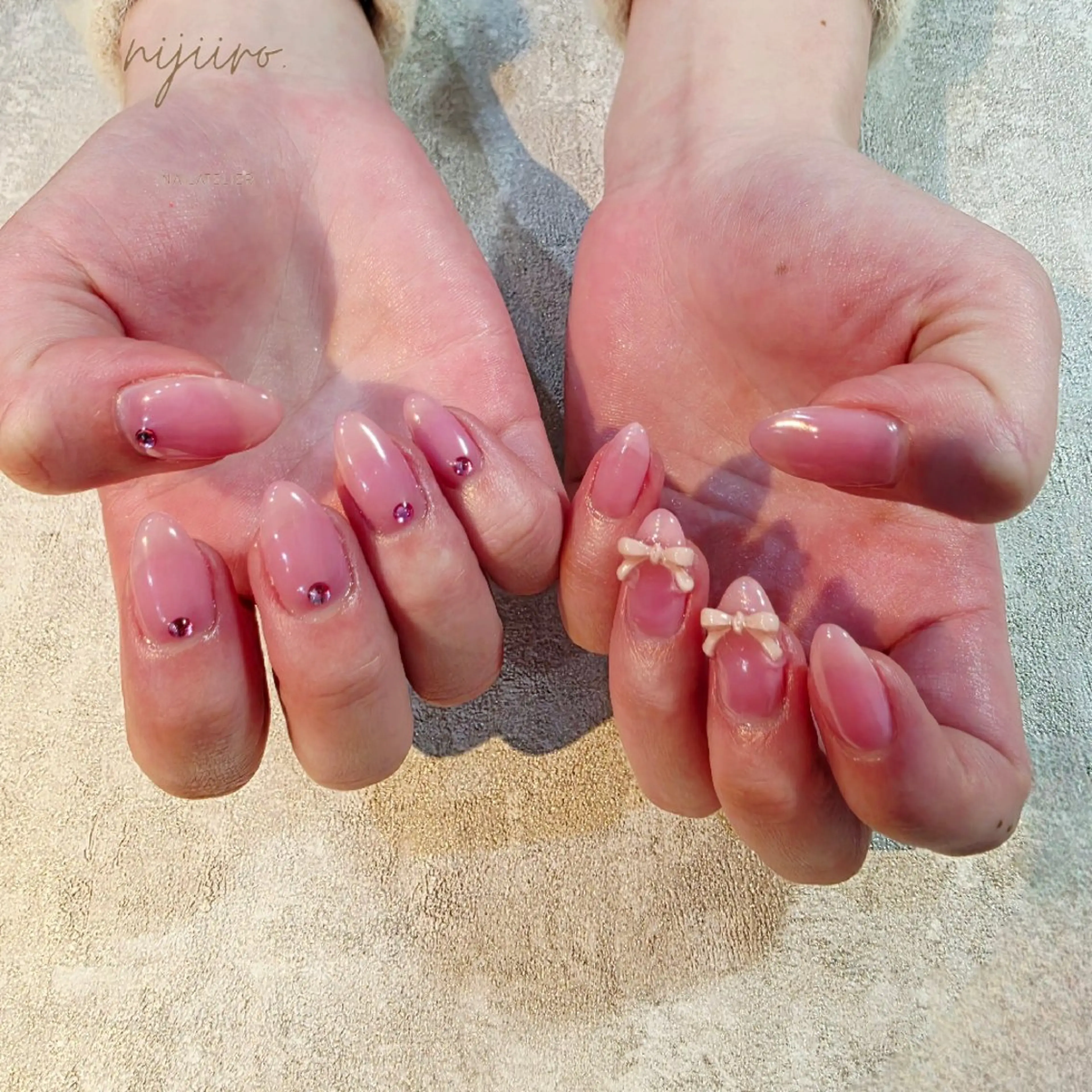 ネイル ハンドネイル nailatelier nijiiro.所属・nijiiro🌈 サトウのネイルデザイン