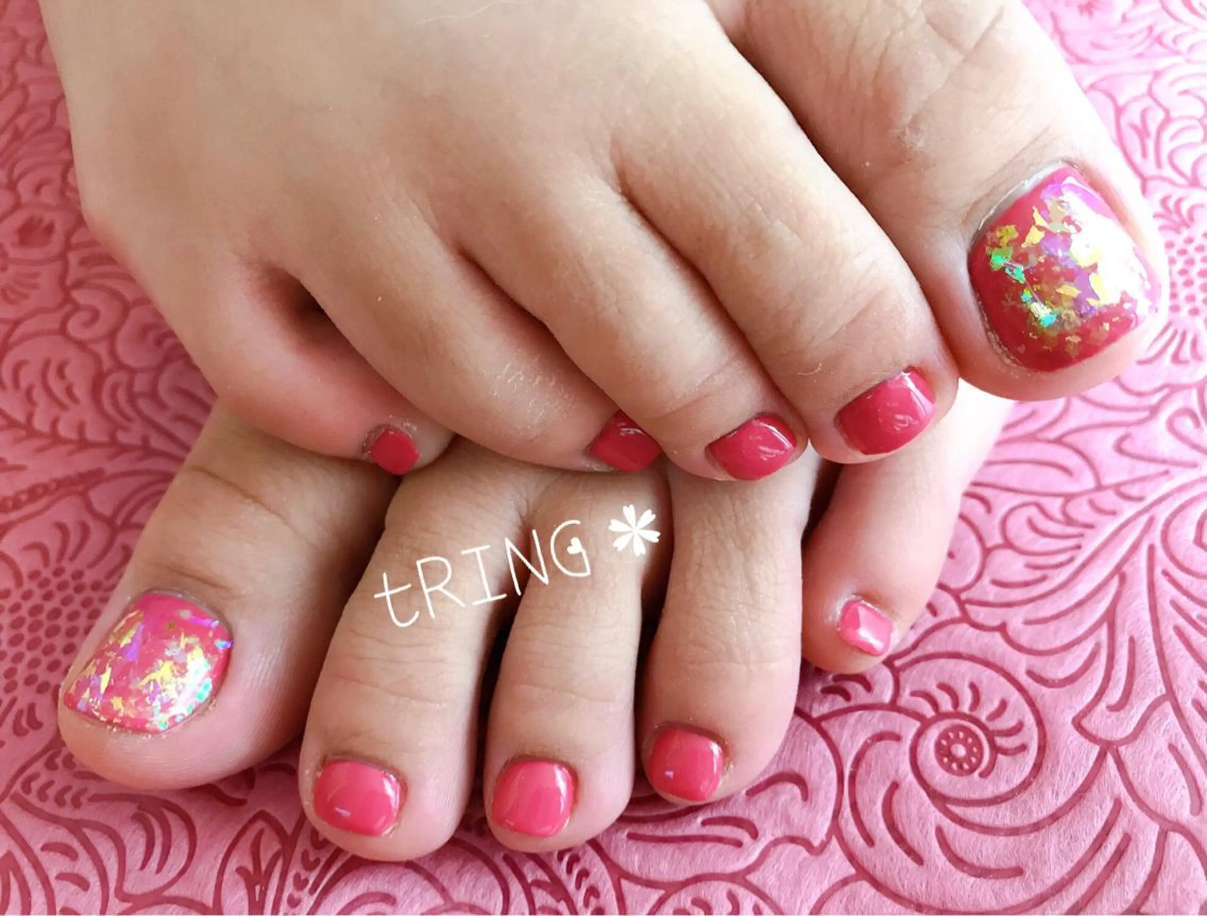 ネイル フットネイル tRING＊ しいの木台のネイルデザイン