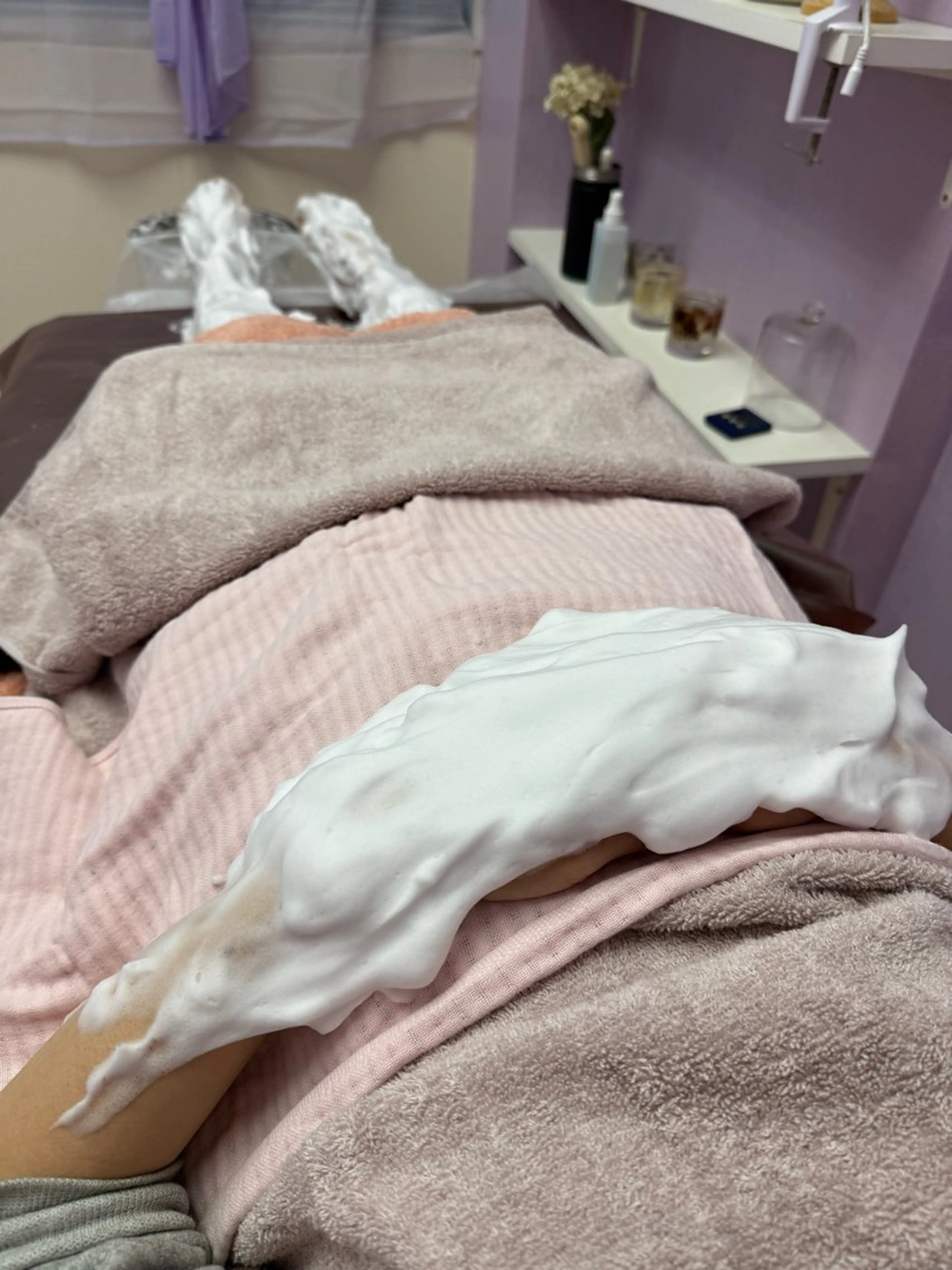 スペシャルフットケア泡パック(リピーター様)の写真