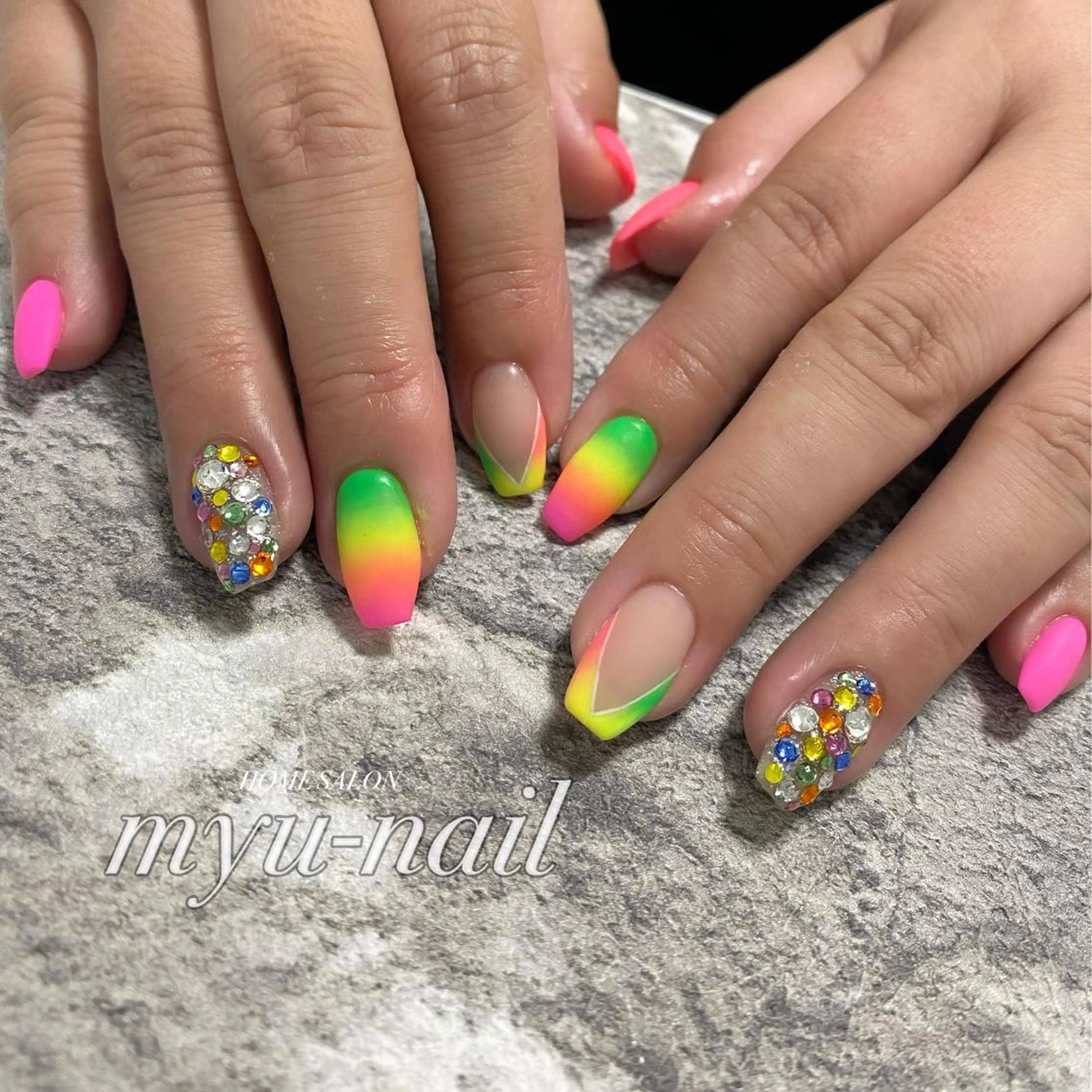 ネイル ホームサロン myu-nailのネイルデザイン
