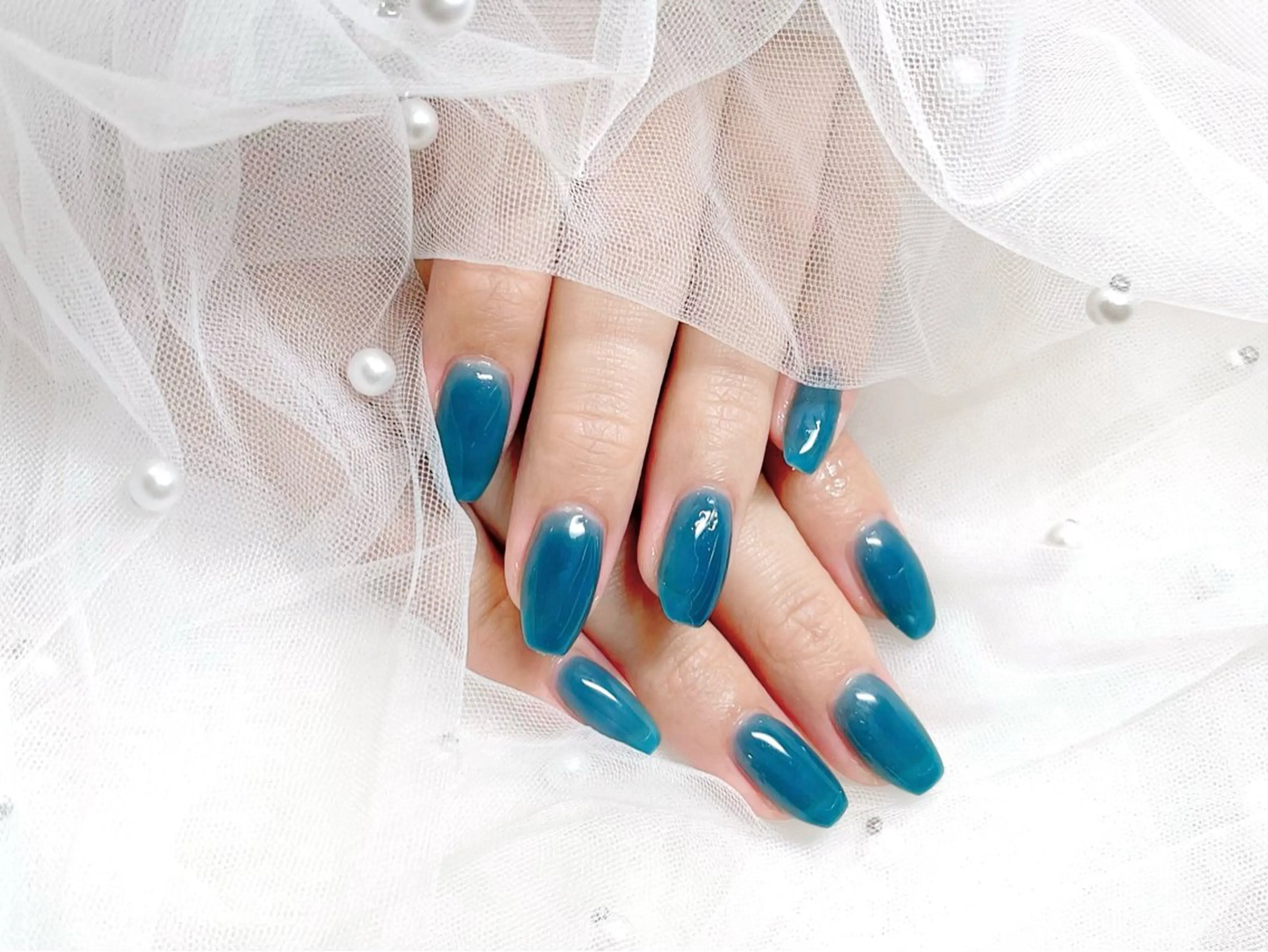 ネイル ワンカラーネイル ハンドネイル ちゅるんネイル ✨🎀AMIのネイルデザイン