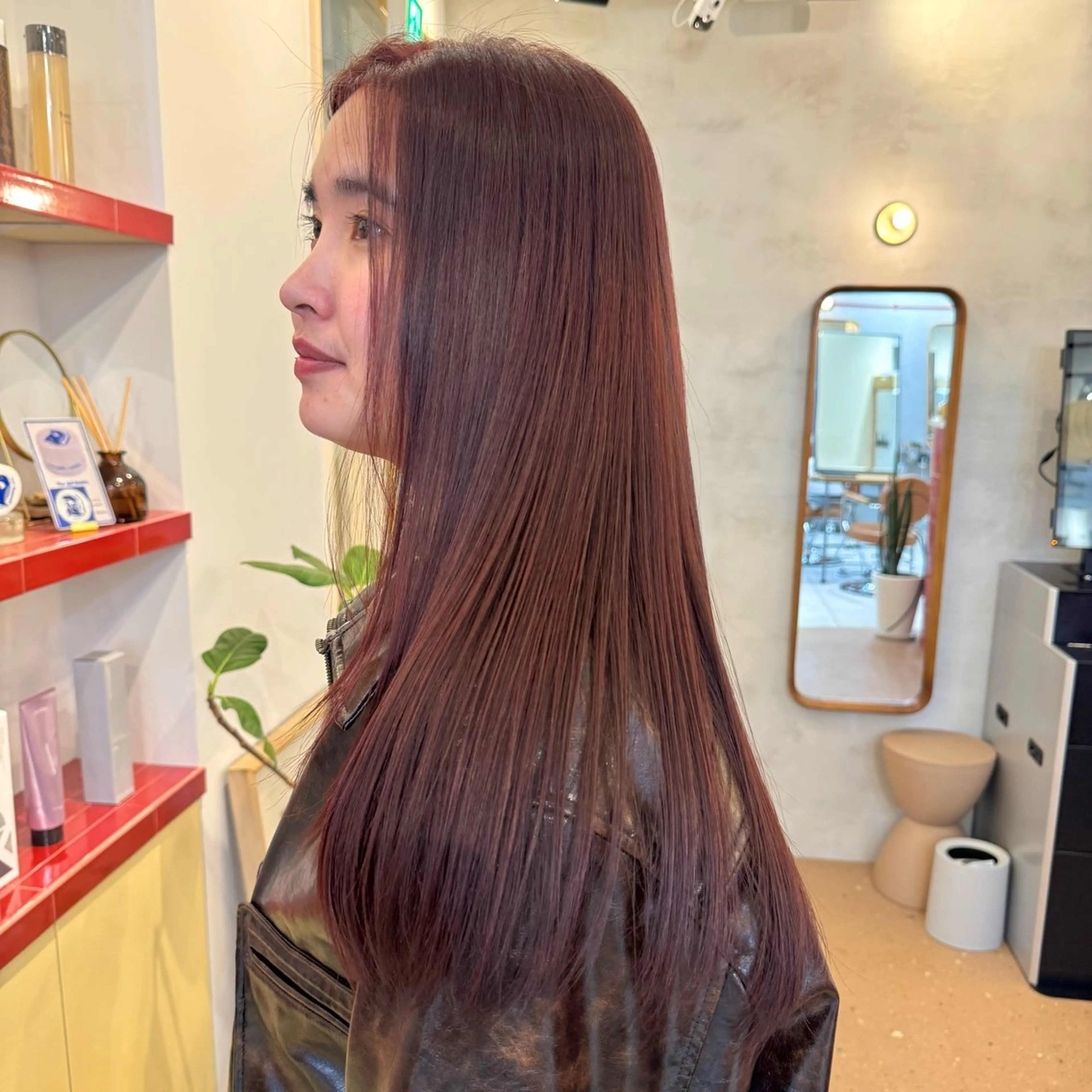 セミロング カラー ヘアカラー 🫧艶カラー/ダブル カラー♡/桜🌸のヘアスタイル